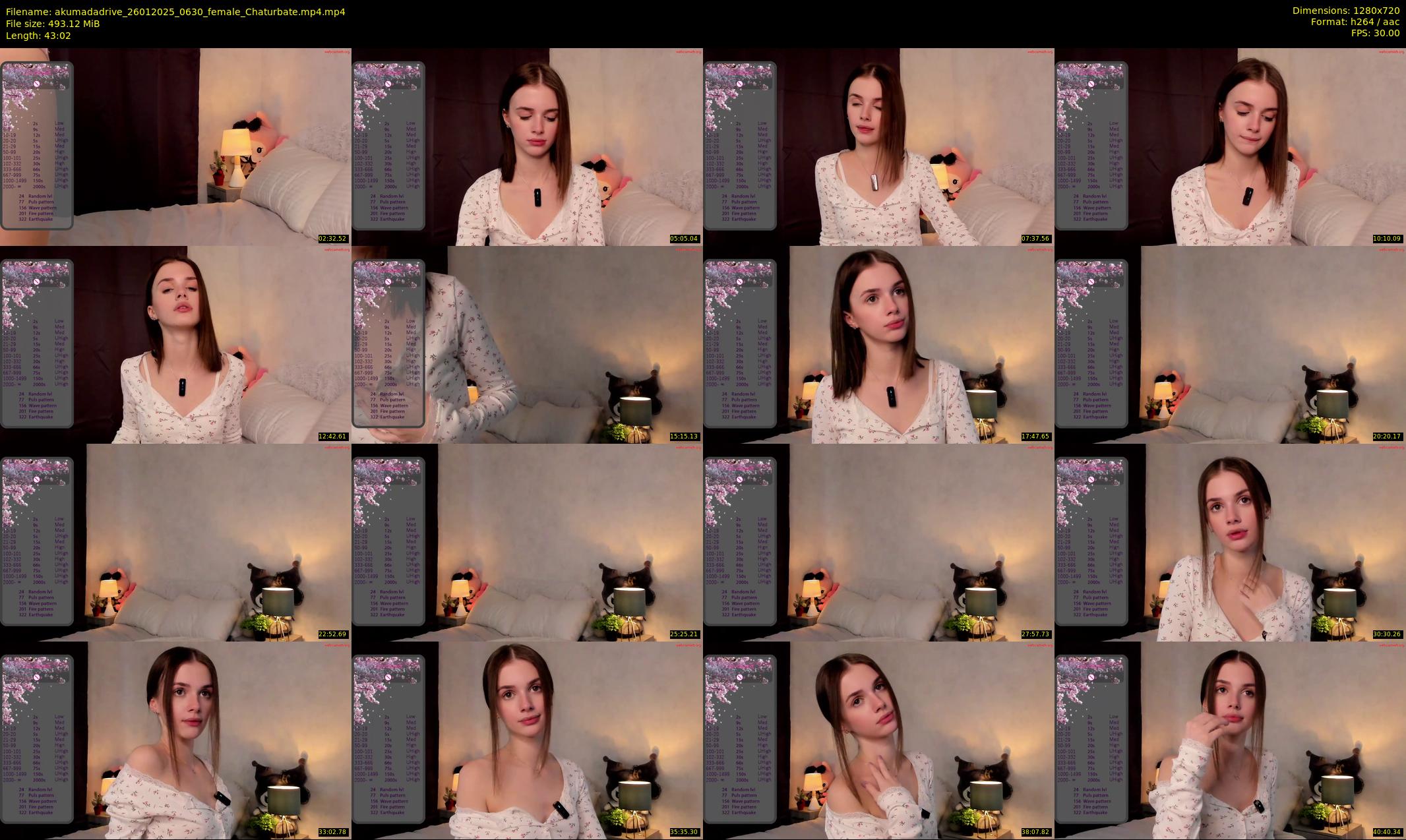 akumadadrive — 44 minute Chaturbate female cam show recording, 720p, Jan 26, 2025