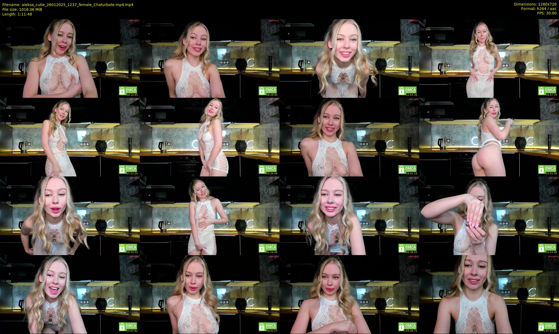 aleksa_cutie — 72 minute Chaturbate female cam show recording, 720p, Jan 26, 2025