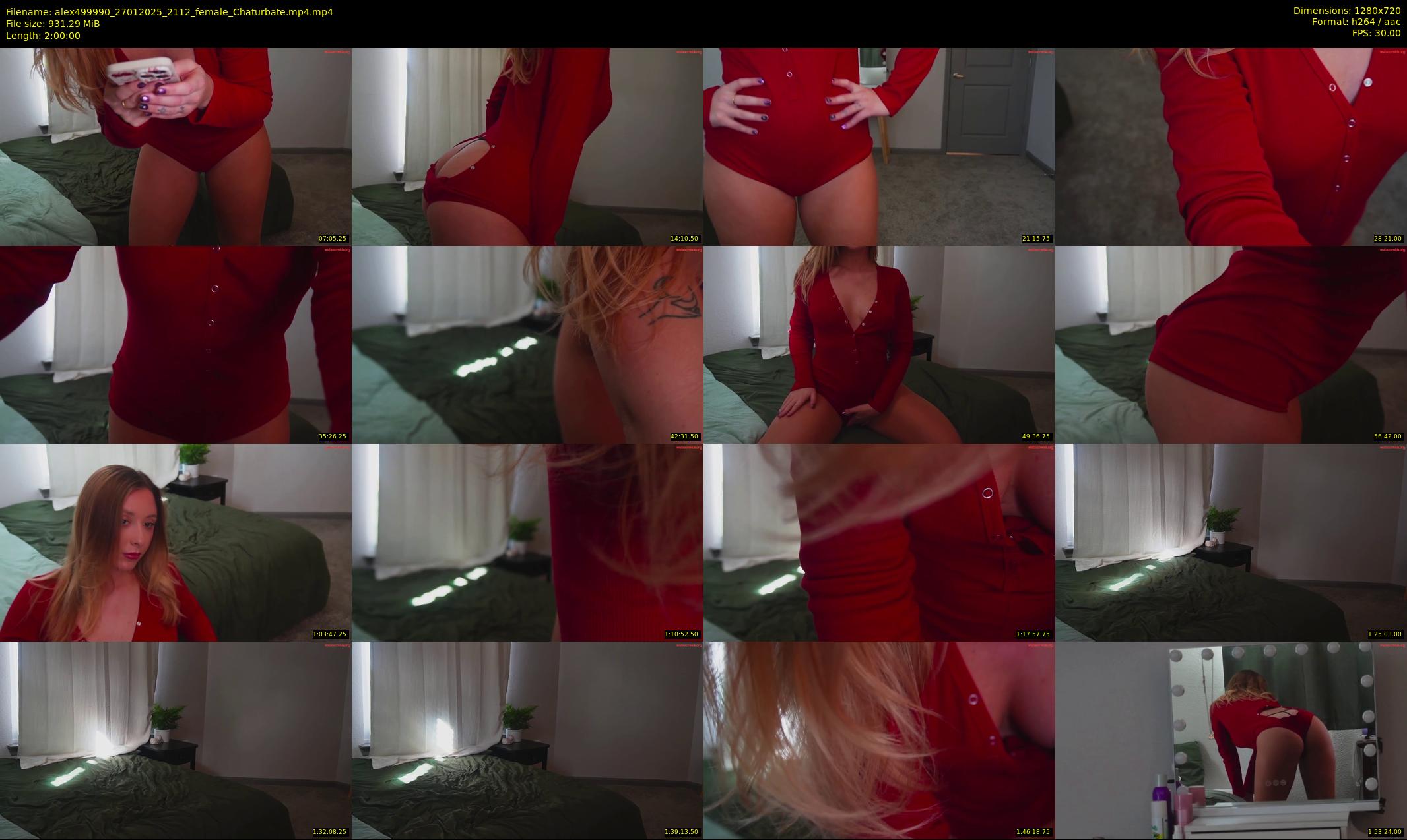 alex499990 — 120 minute Chaturbate female cam show recording, 720p, Jan 27, 2025