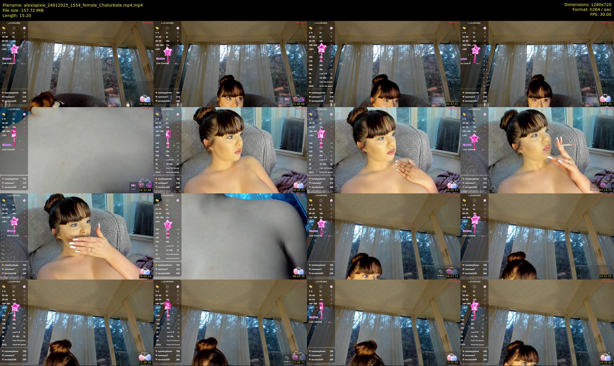 alexispixie — 16 minute Chaturbate female cam show recording, 720p, Jan 24, 2025