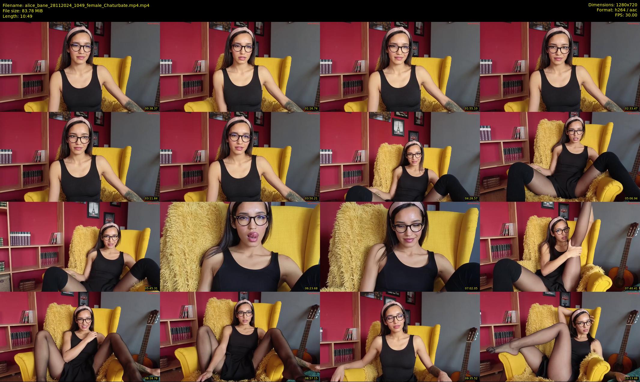 alice_bane — 11 minute Chaturbate female cam show recording, 720p, Nov 28, 2024