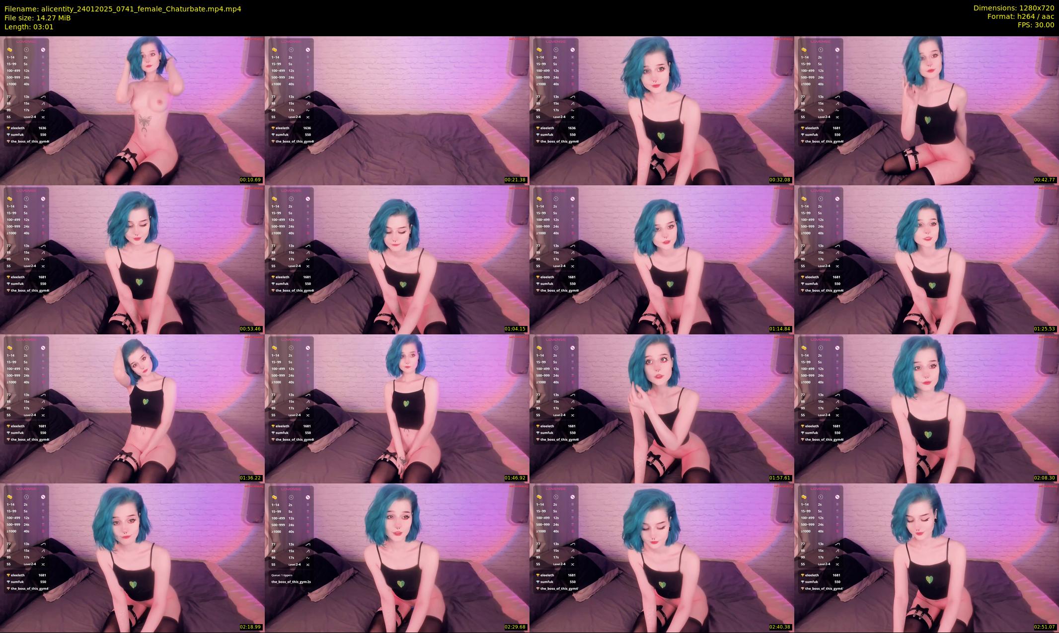 alicentity — 4 minute Chaturbate female cam show recording, 720p, Jan 24, 2025
