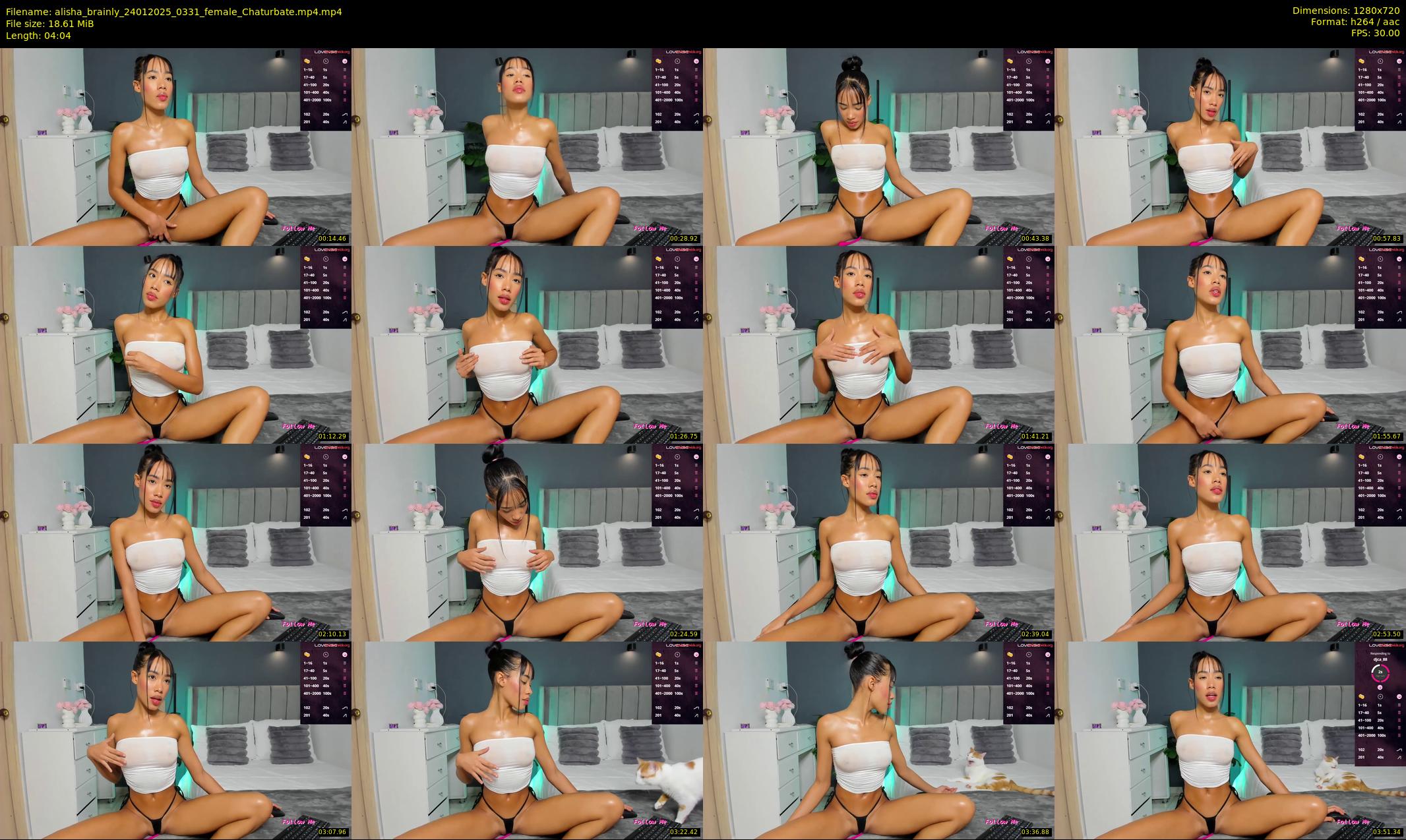 alisha_brainly — 5 minute Chaturbate female cam show recording, 720p, Jan 24, 2025
