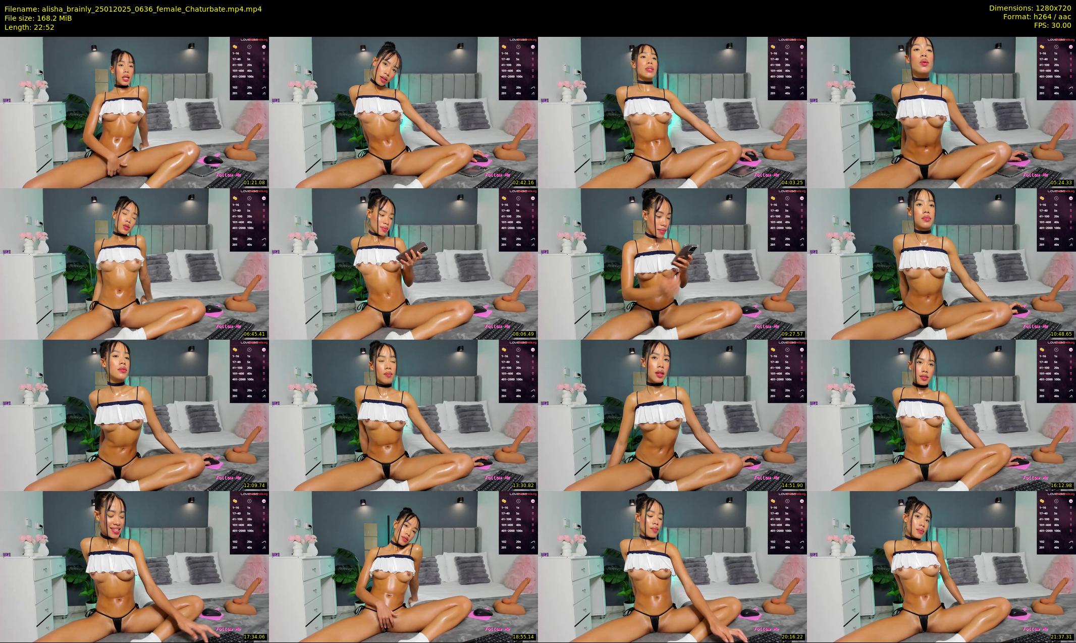 alisha_brainly — 23 minute Chaturbate female cam show recording, 720p, Jan 25, 2025