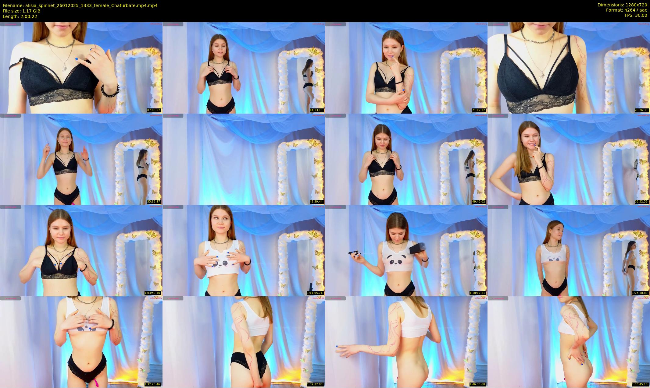 alisia_spinnet — 121 minute Chaturbate female cam show recording, 720p, Jan 26, 2025