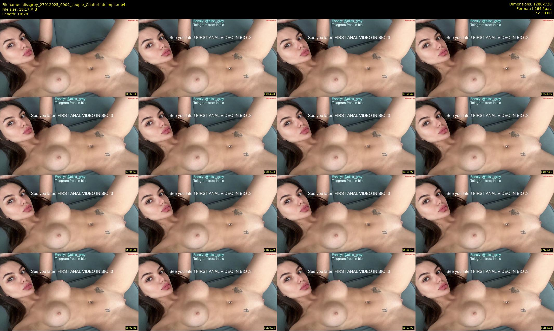 alissgrey — 11 minute Chaturbate couple cam show recording, 720p, Jan 27, 2025