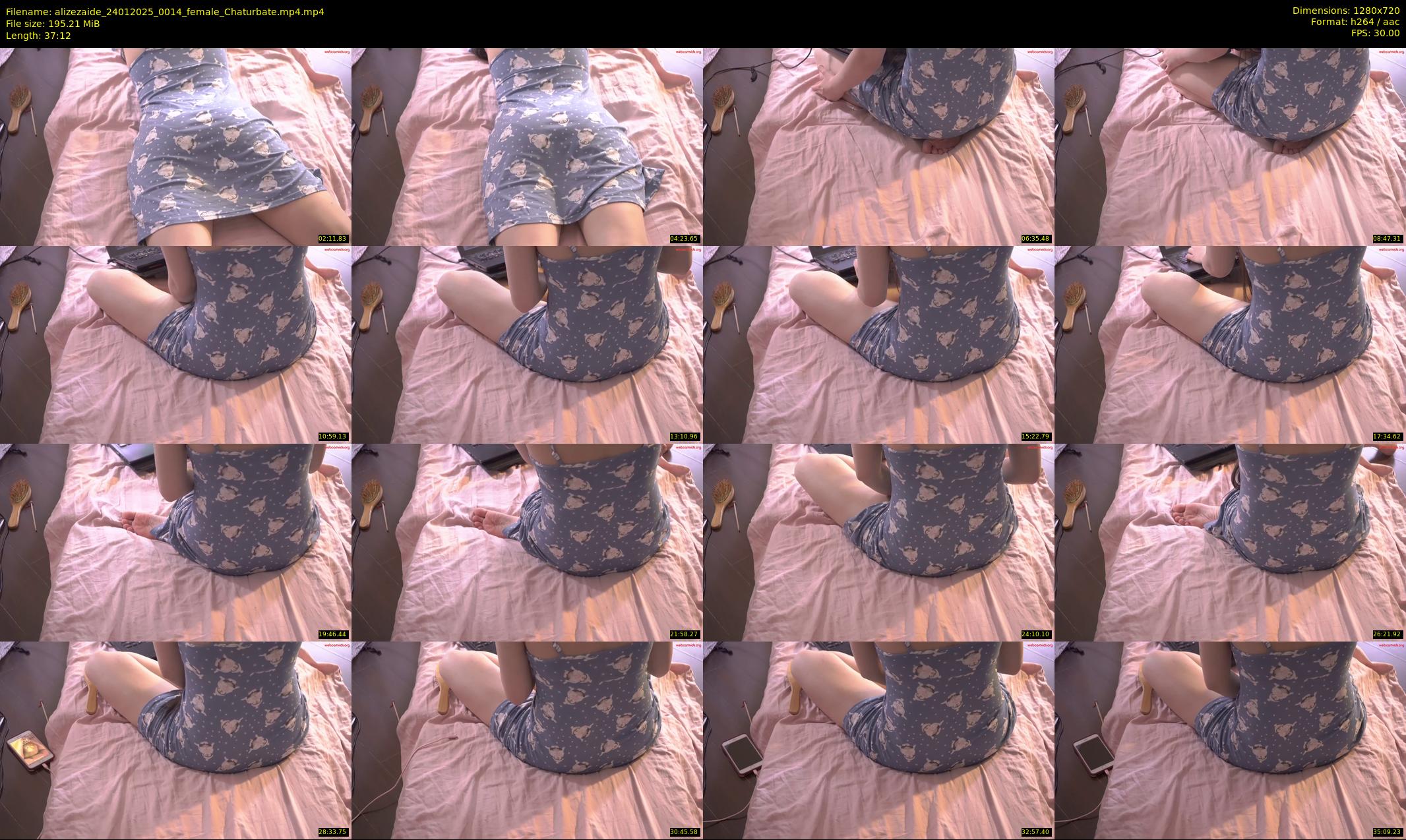 alizezaide — 38 minute Chaturbate female cam show recording, 720p, Jan 24, 2025