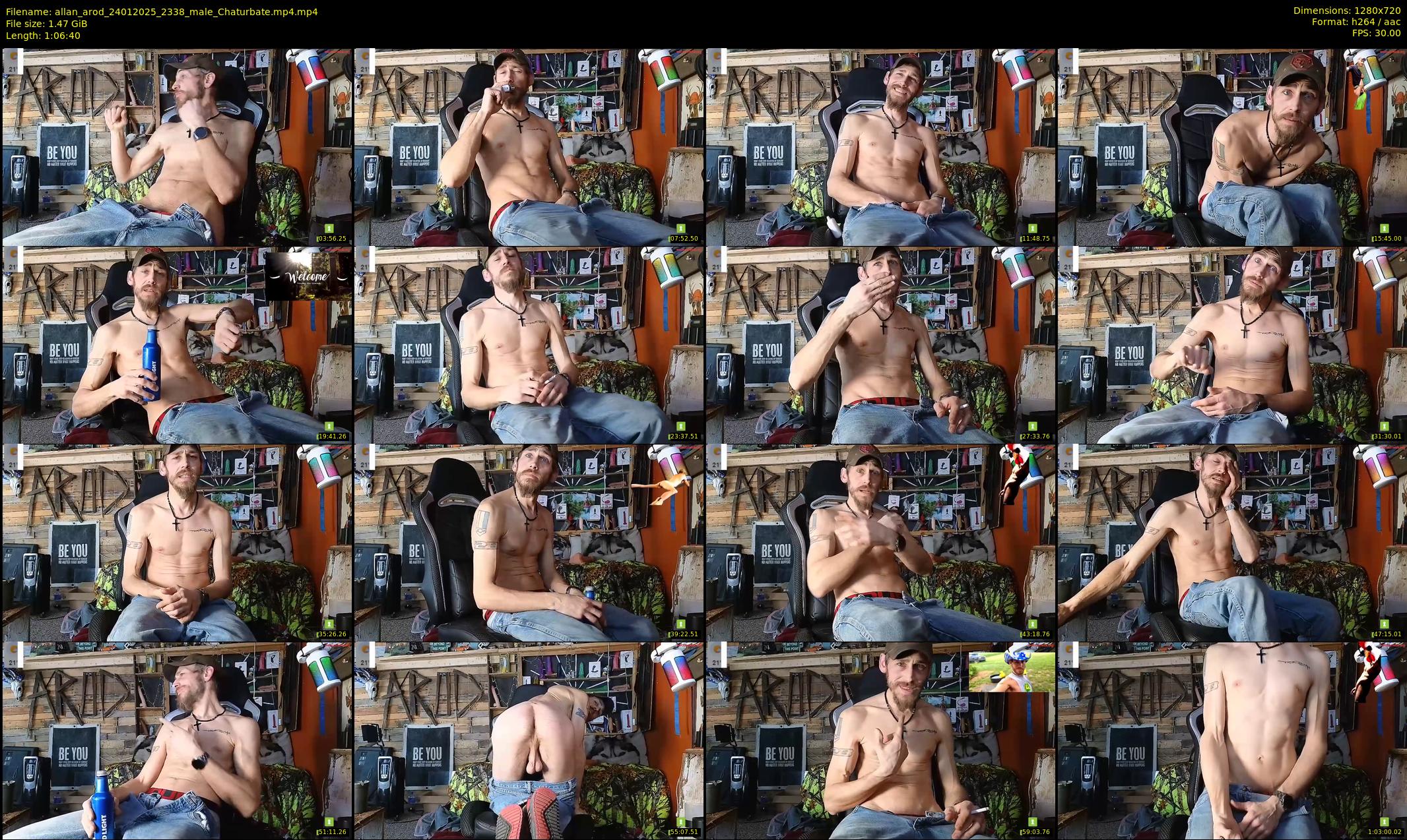 allan_arod — 67 minute Chaturbate male cam show recording, 720p, Jan 24, 2025