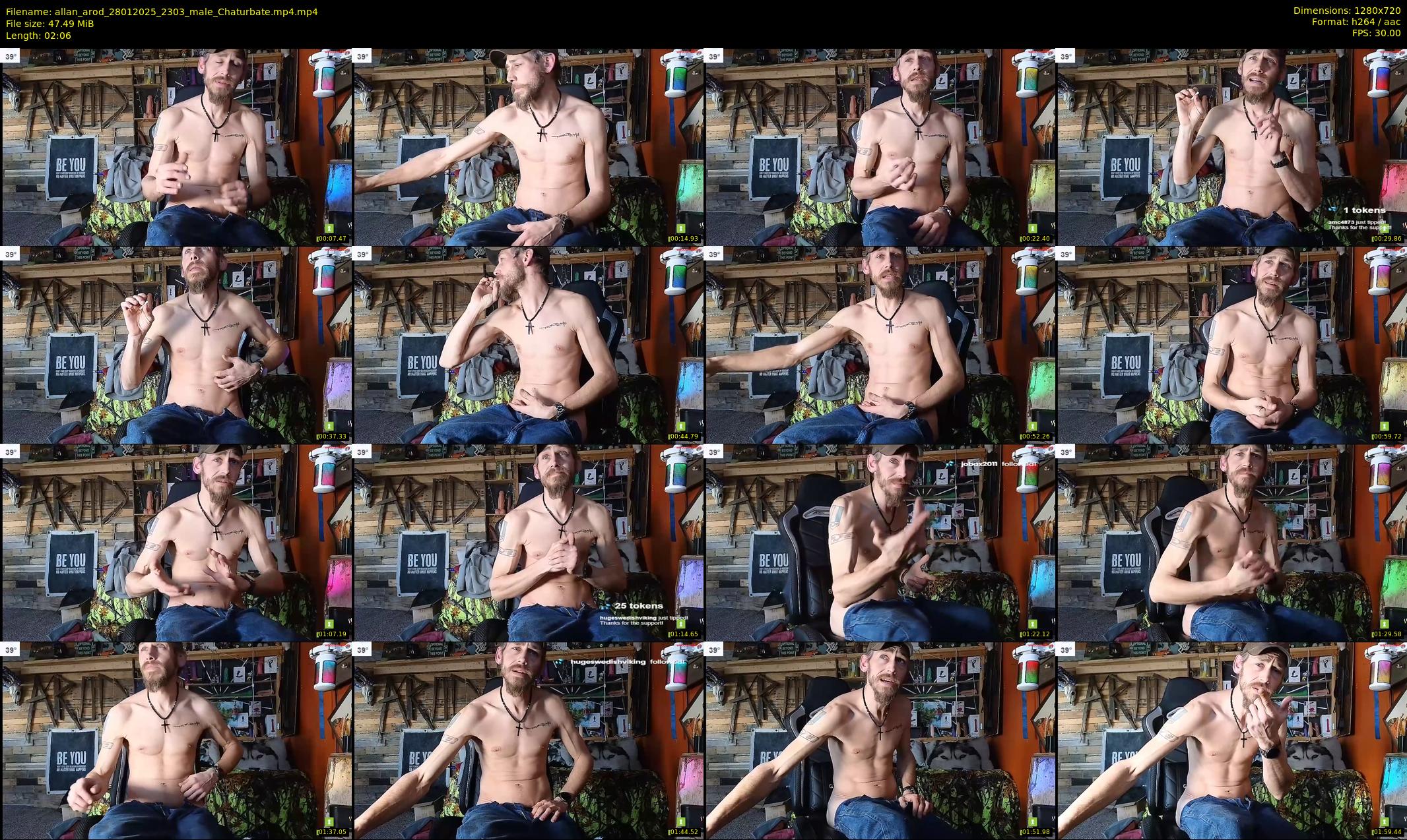 allan_arod — 3 minute Chaturbate male cam show recording, 720p, Jan 28, 2025