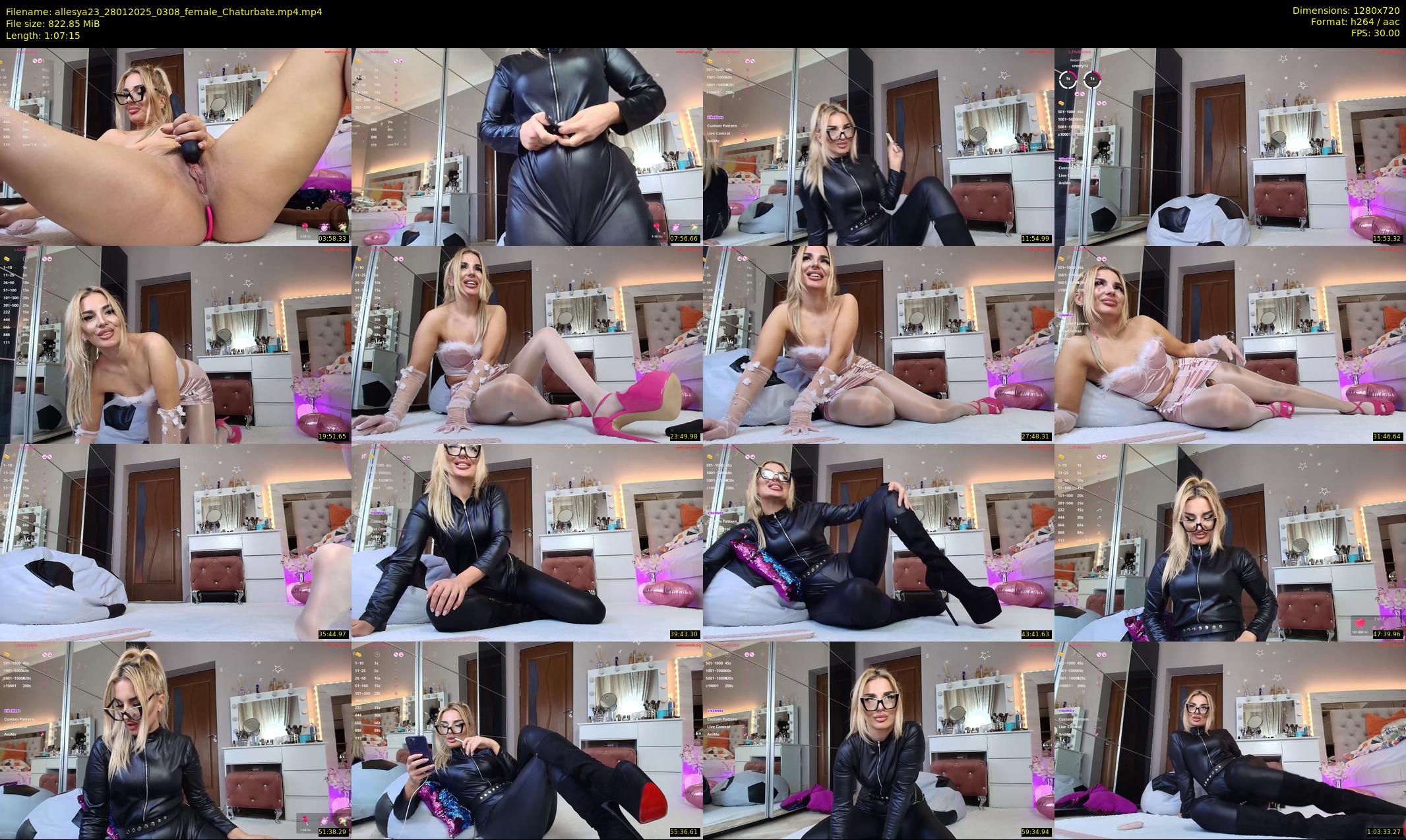allesya23 — 68 minute Chaturbate female cam show recording, 720p, Jan 28, 2025