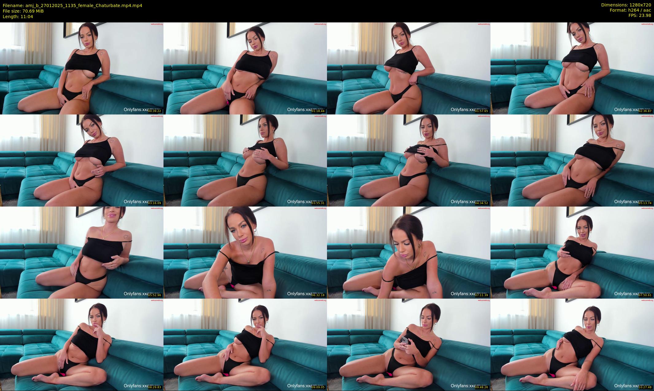 amj_b — 12 minute Chaturbate female cam show recording, 720p, Jan 27, 2025