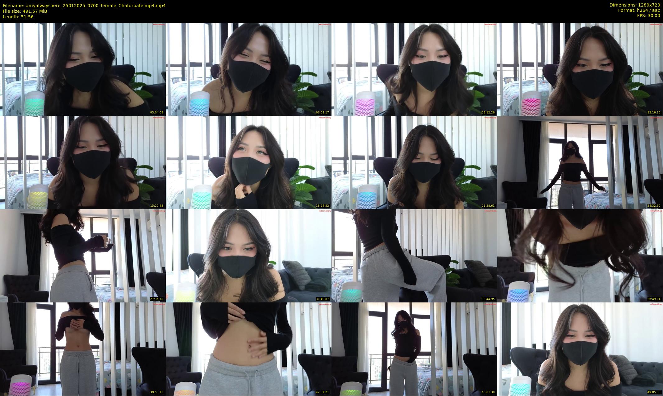 amyalwayshere — 52 minute Chaturbate female cam show recording, 720p, Jan 25, 2025
