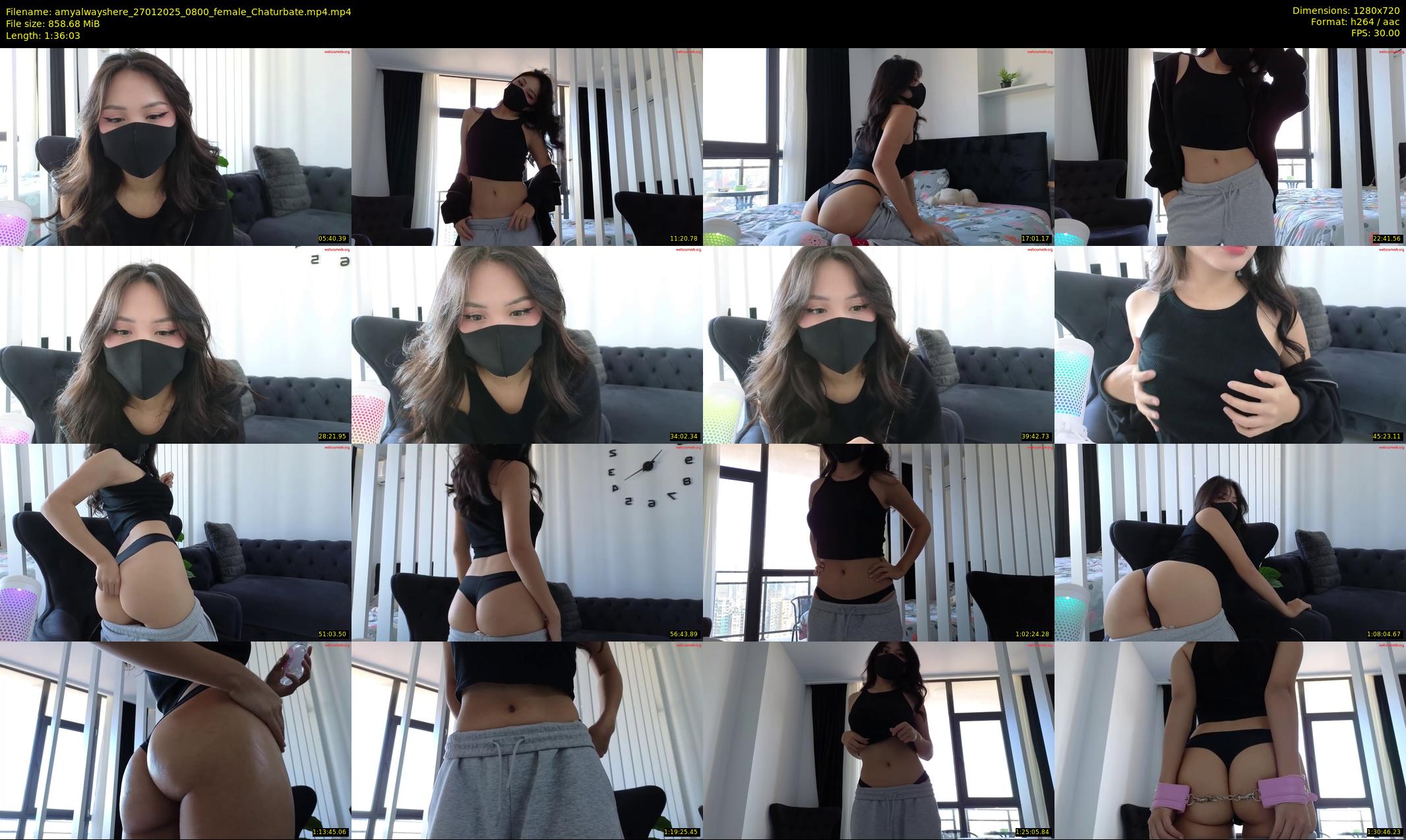 amyalwayshere — 97 minute Chaturbate female cam show recording, 720p, Jan 27, 2025