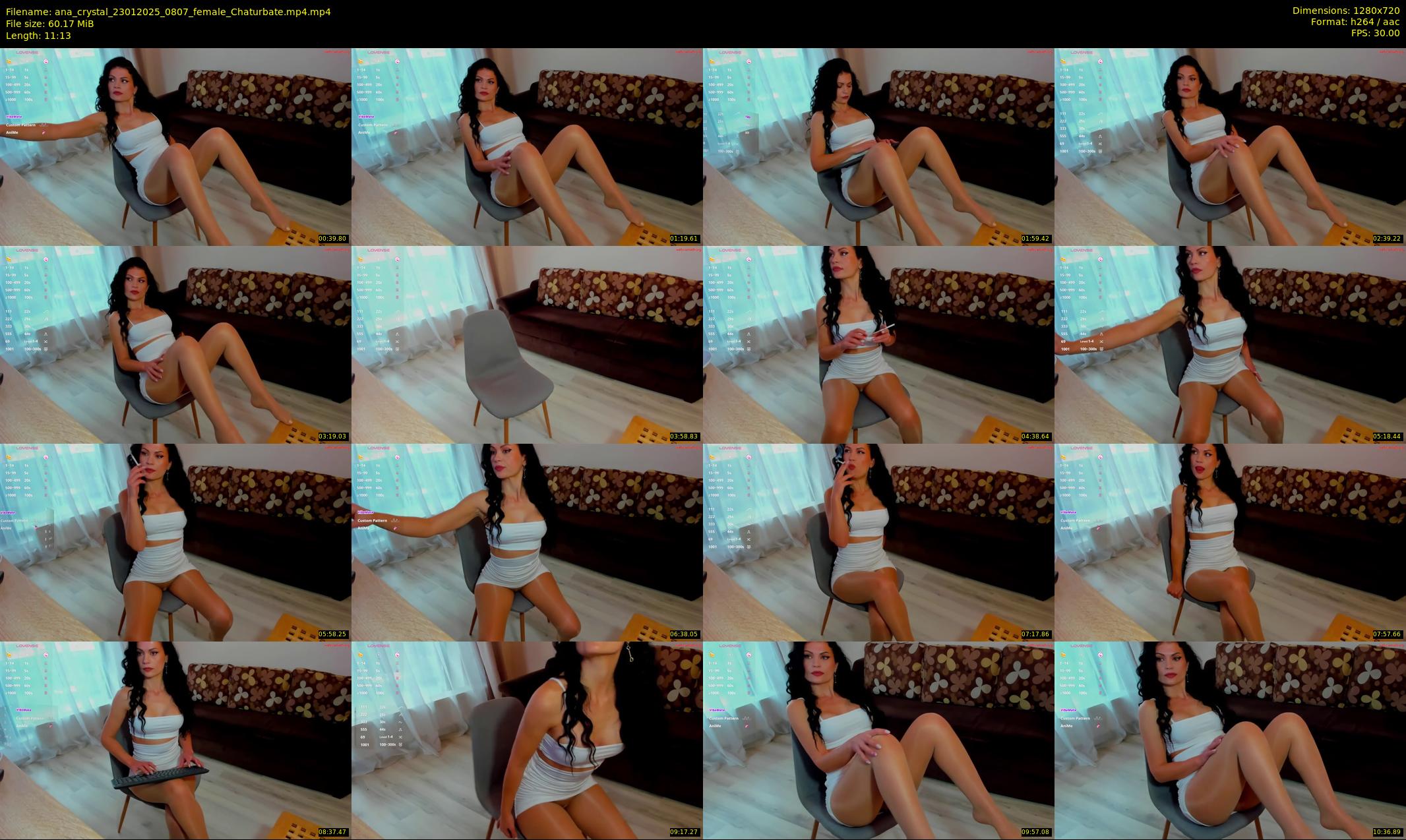 ana_crystal — 12 minute Chaturbate female cam show recording, 720p, Jan 23, 2025