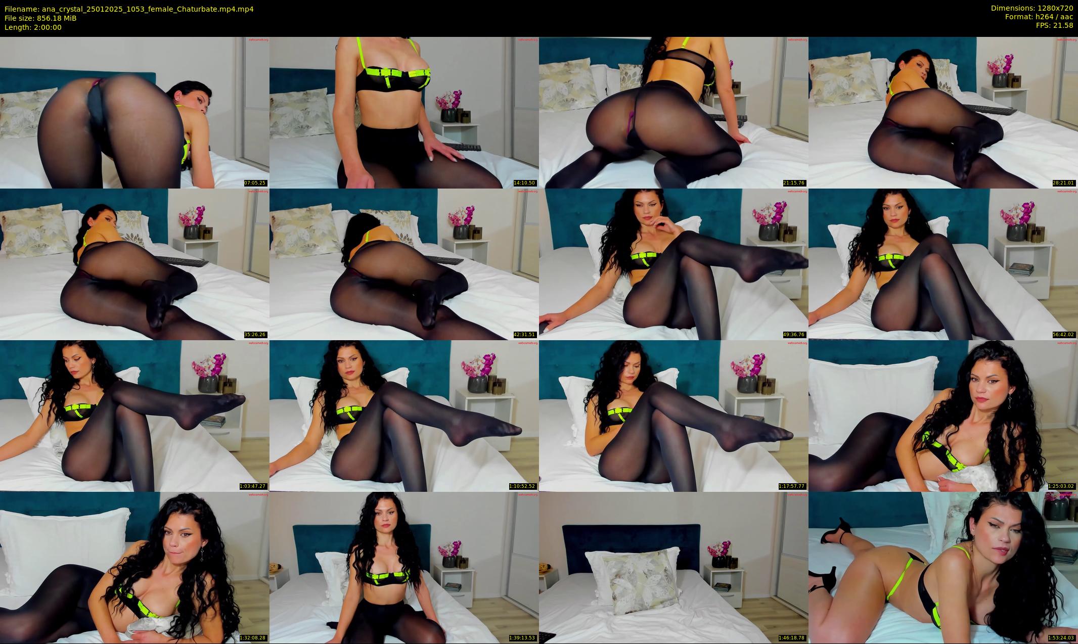ana_crystal — 120 minute Chaturbate female cam show recording, 720p, Jan 25, 2025