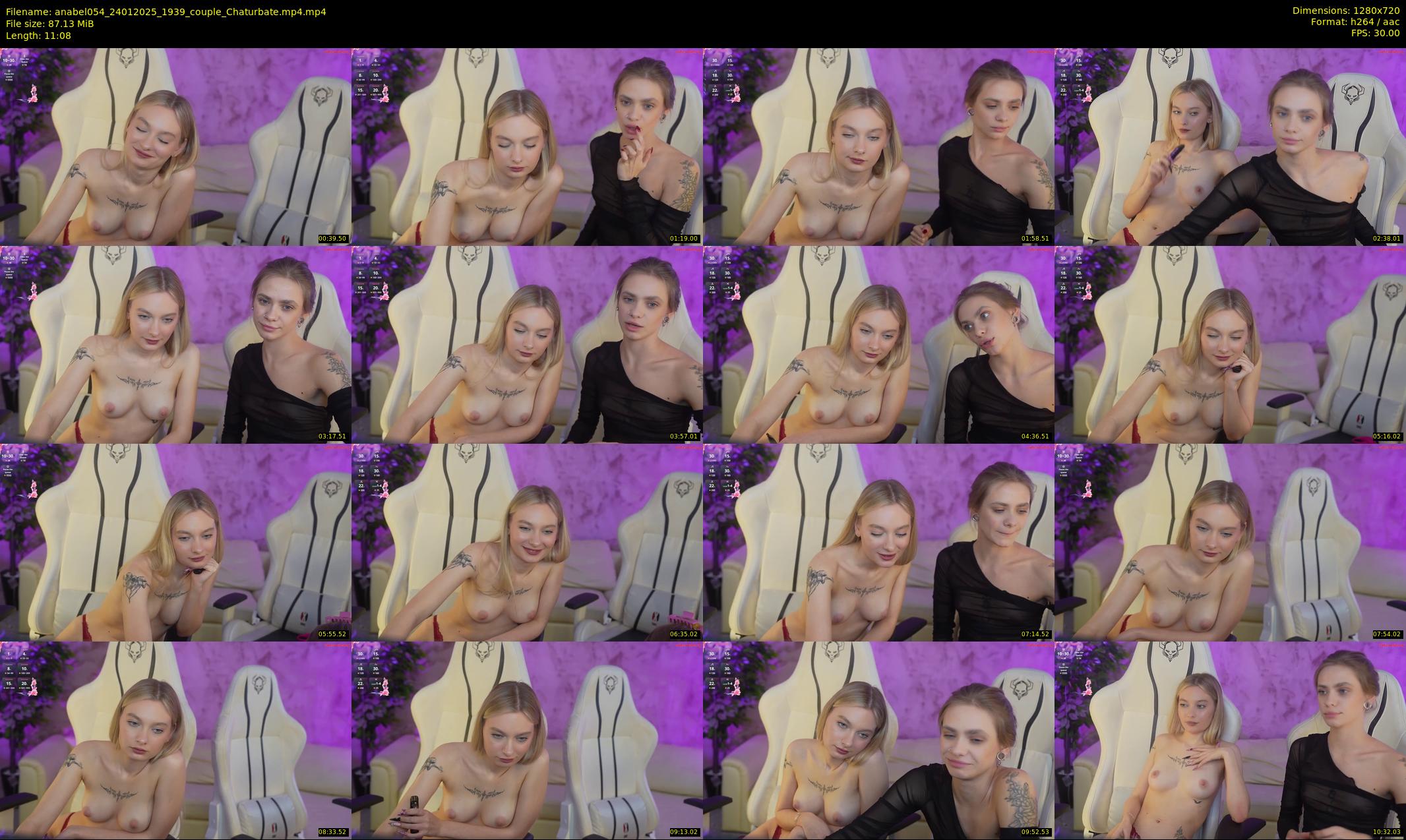 anabel054 — 12 minute Chaturbate female cam show recording, 720p, Jan 24, 2025