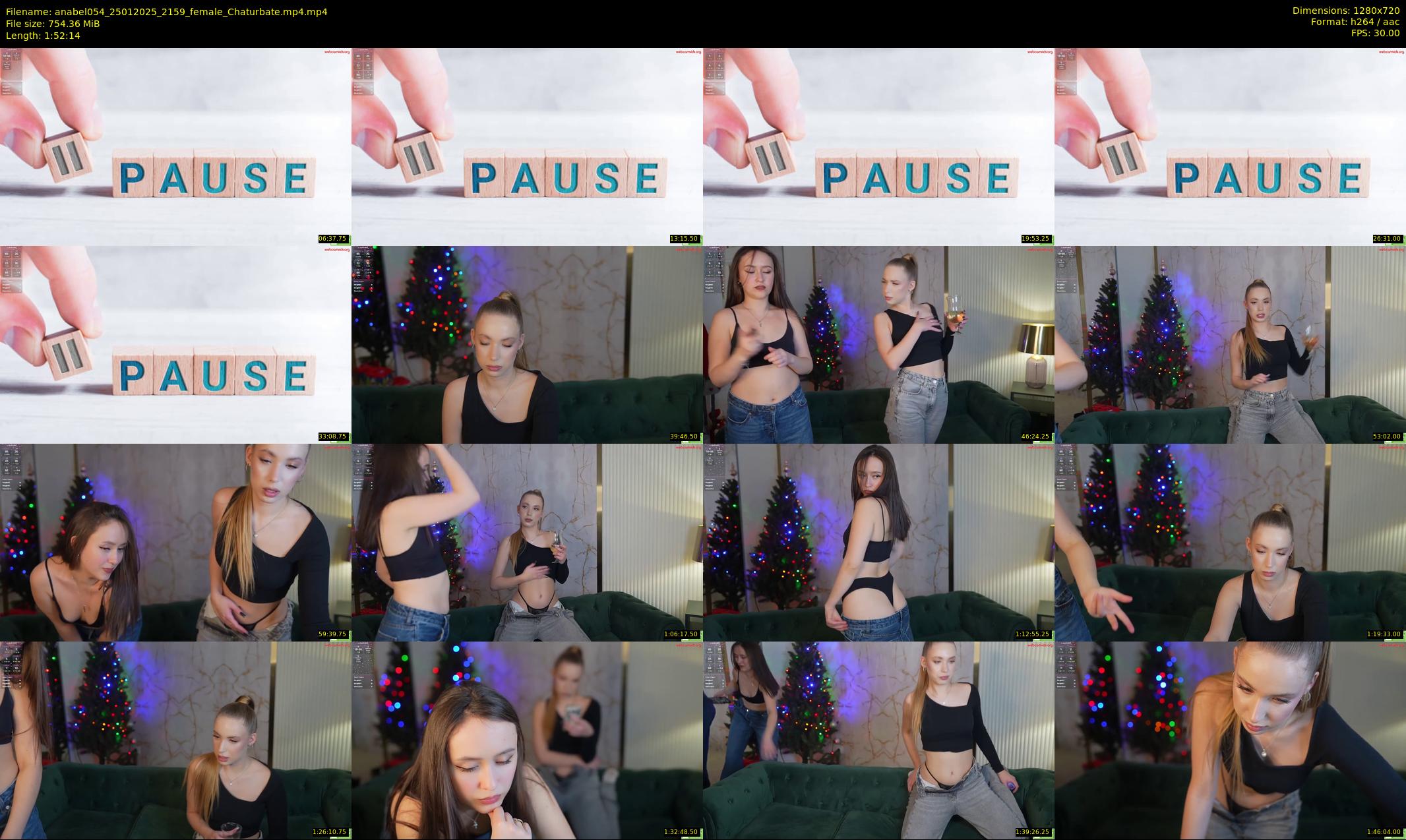 anabel054 — 113 minute Chaturbate female cam show recording, 720p, Jan 25, 2025