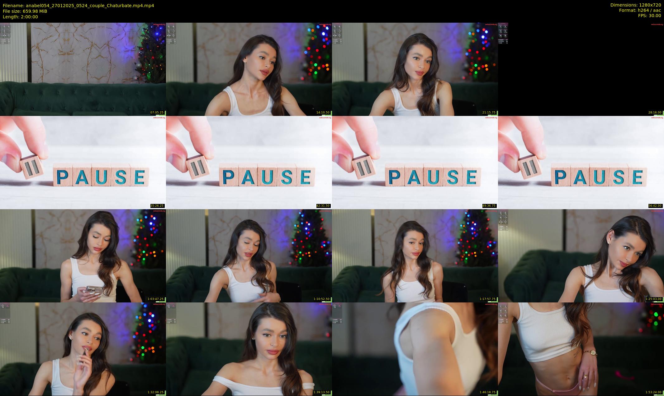 anabel054 — 120 minute Chaturbate female cam show recording, 720p, Jan 27, 2025