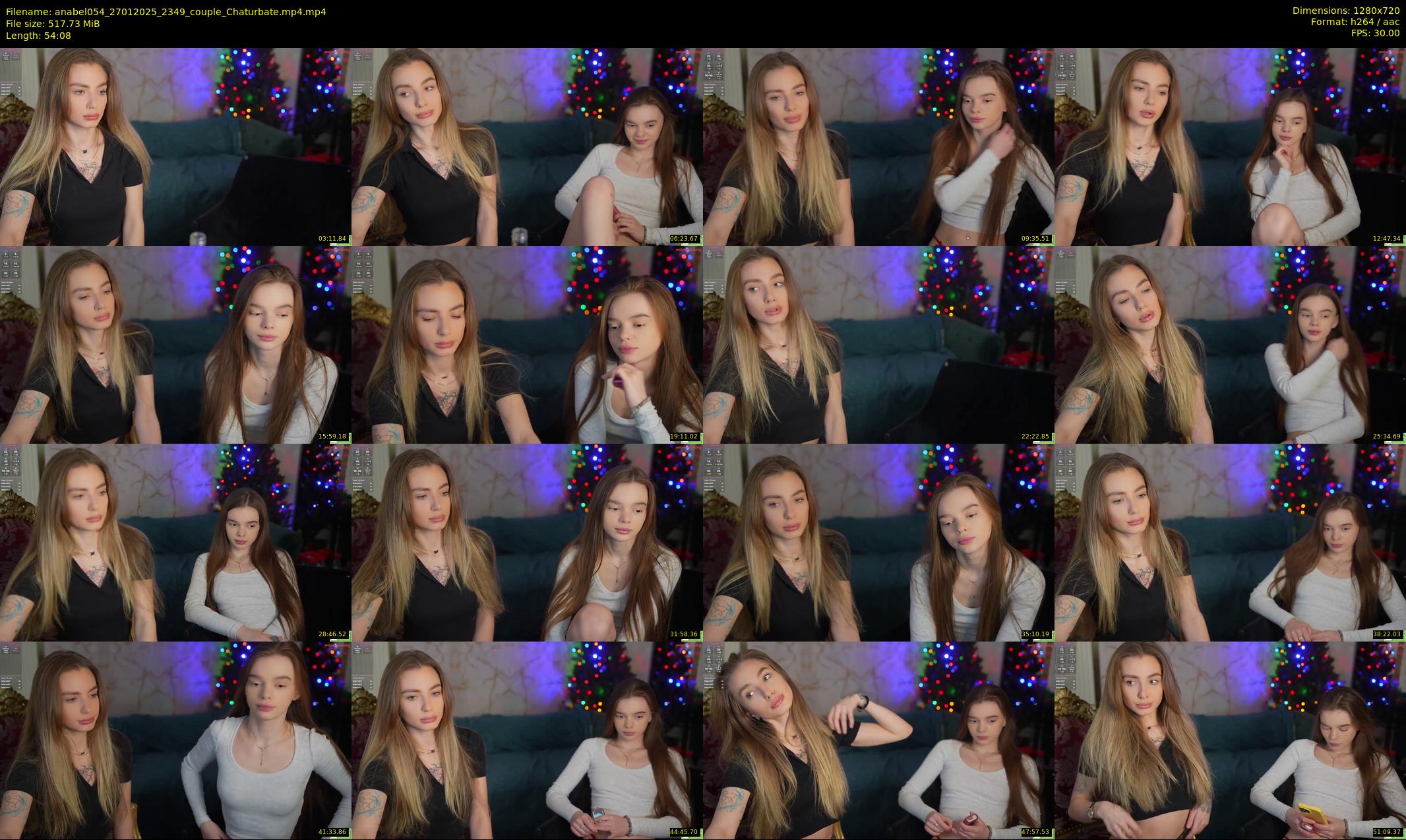 anabel054 — 55 minute Chaturbate female cam show recording, 720p, Jan 27, 2025