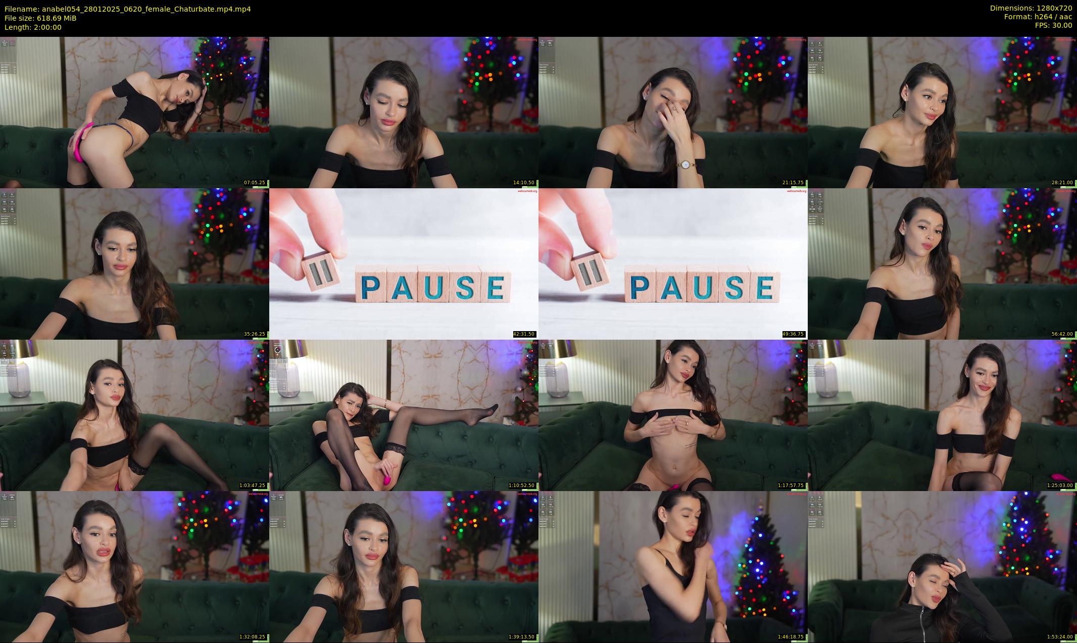 anabel054 — 120 minute Chaturbate female cam show recording, 720p, Jan 28, 2025