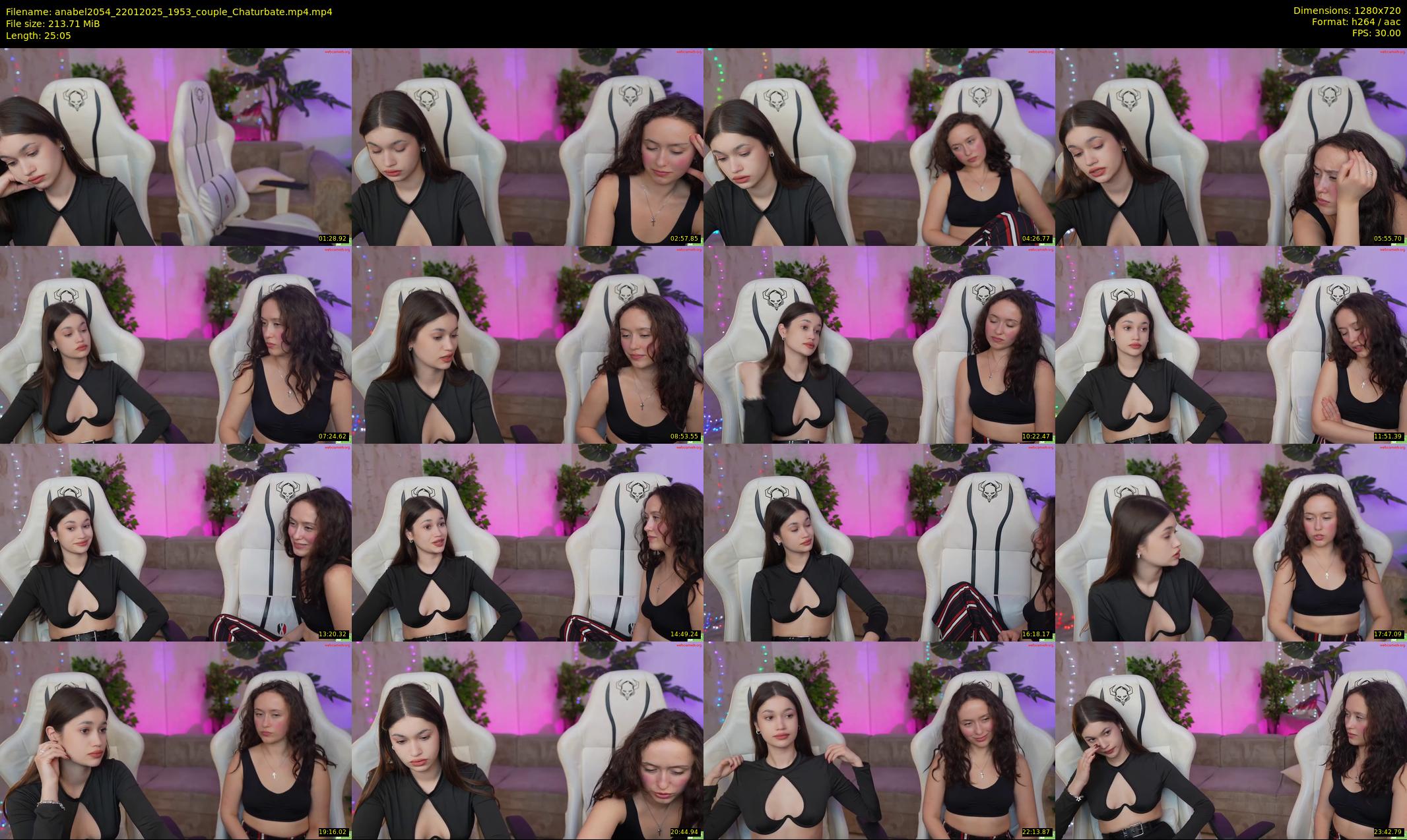anabel2054 — 26 minute Chaturbate female cam show recording, 720p, Jan 22, 2025