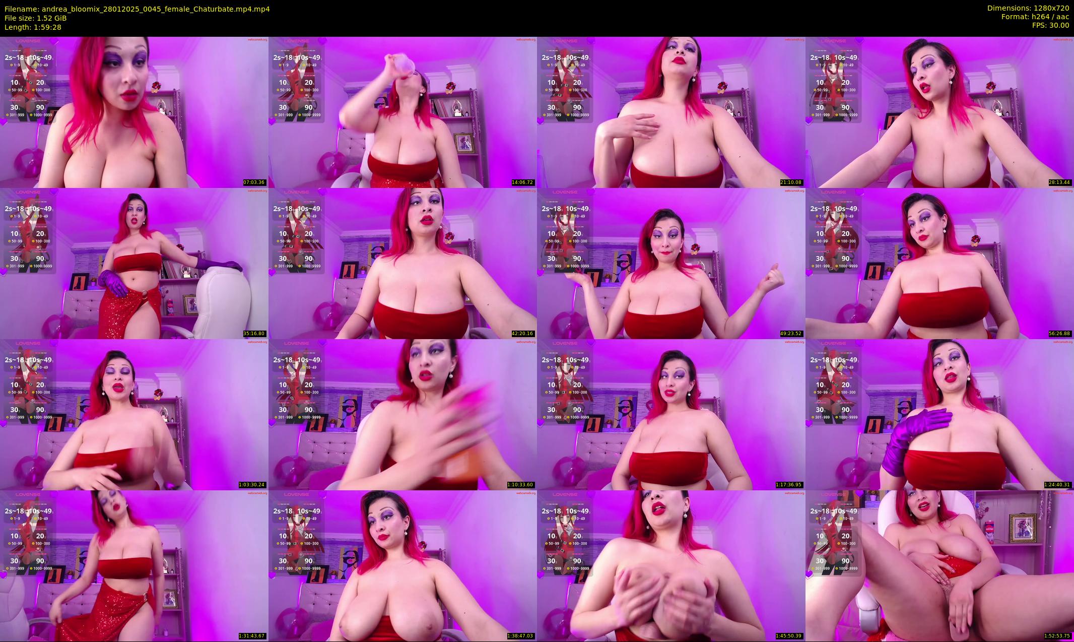 andrea_bloomix — 120 minute Chaturbate female cam show recording, 720p, Jan 28, 2025
