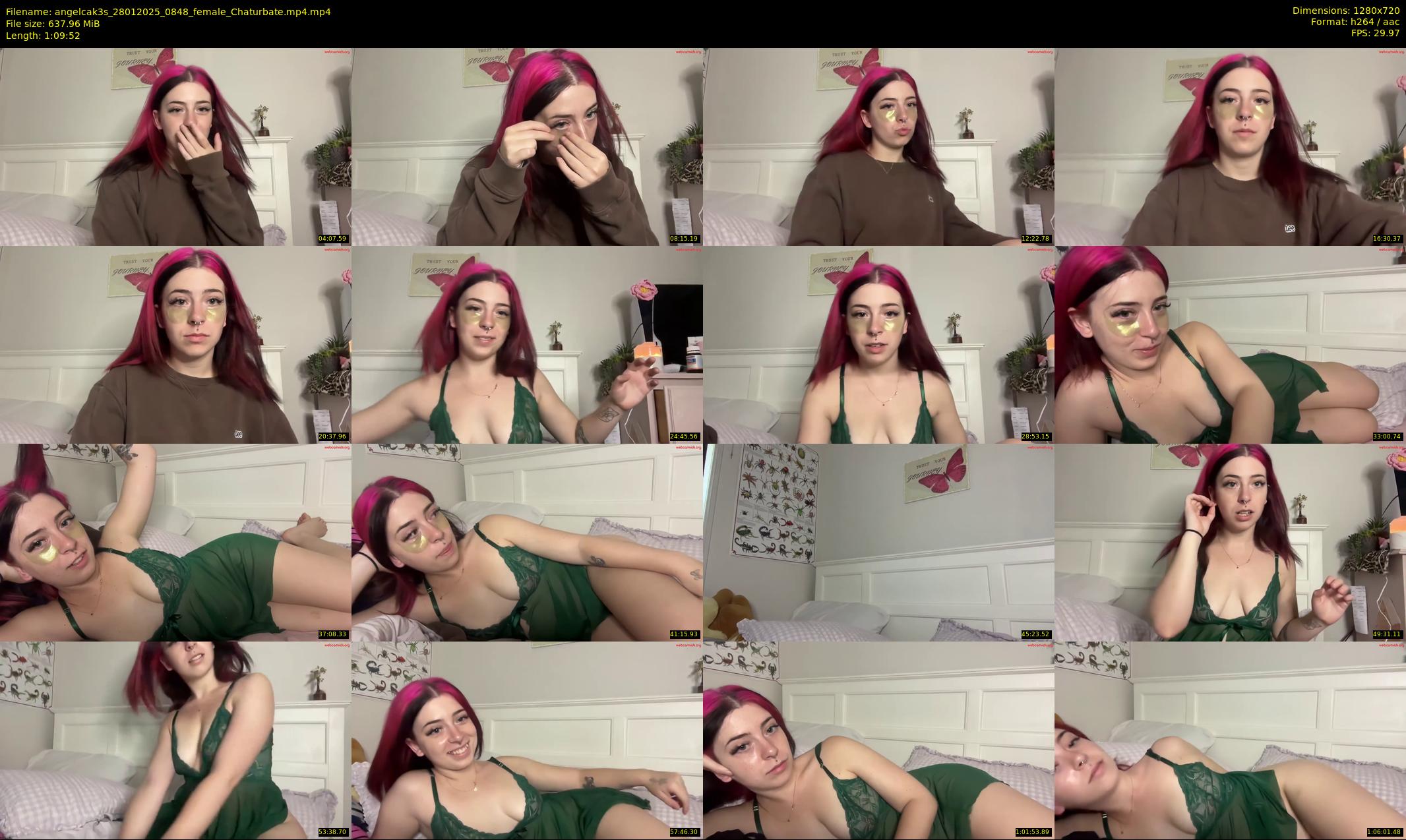 angelcak3s — 70 minute Chaturbate female cam show recording, 720p, Jan 28, 2025