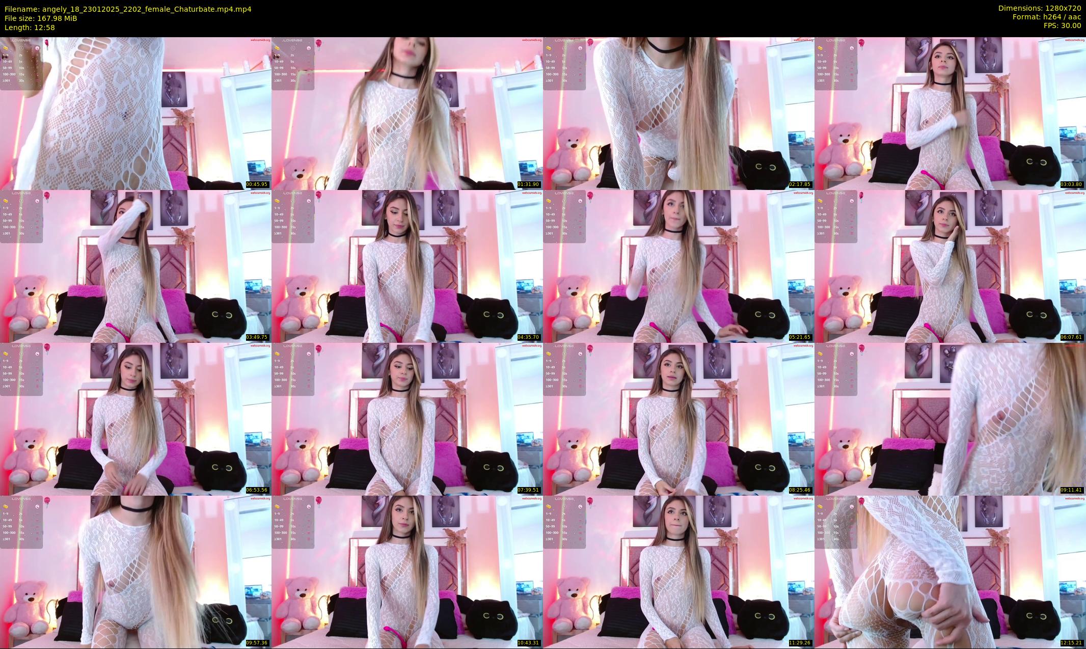 angely_18 — 13 minute Chaturbate female cam show recording, 720p, Jan 23, 2025