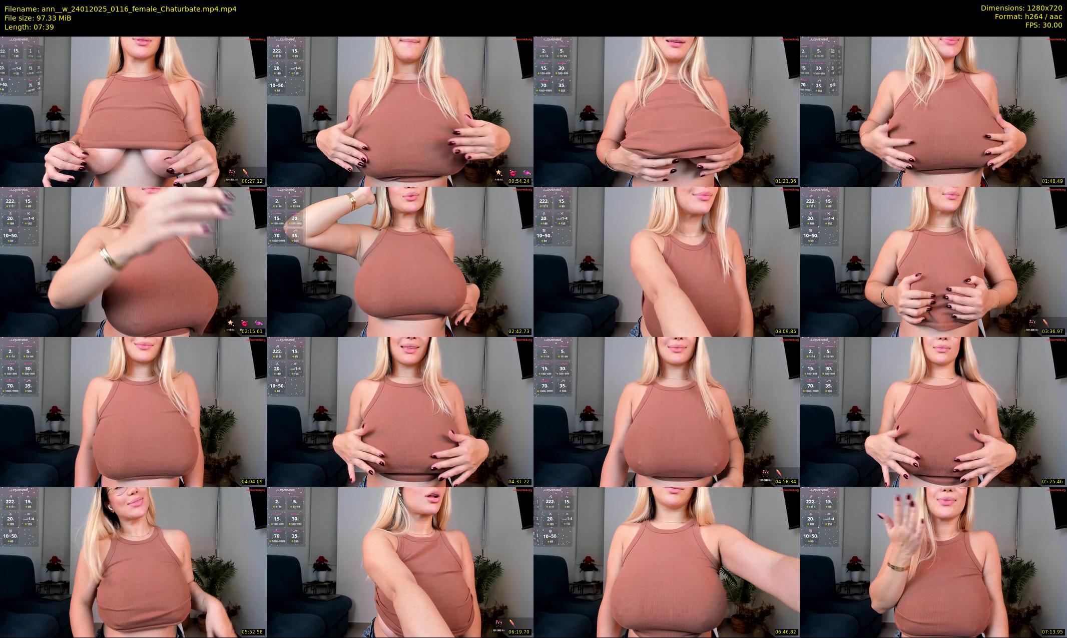 ann__w — 8 minute Chaturbate female cam show recording, 720p, Jan 24, 2025