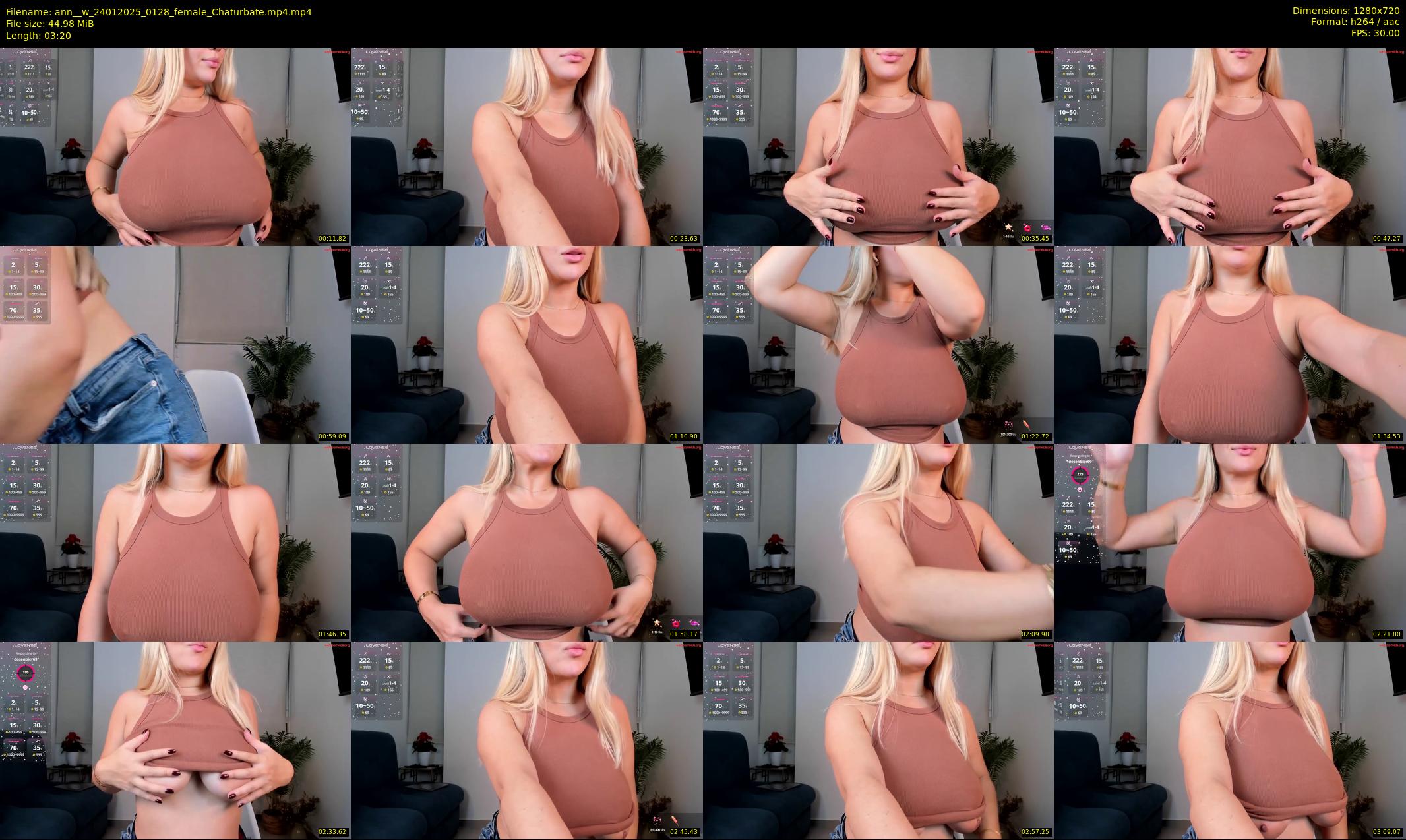ann__w — 4 minute Chaturbate female cam show recording, 720p, Jan 24, 2025