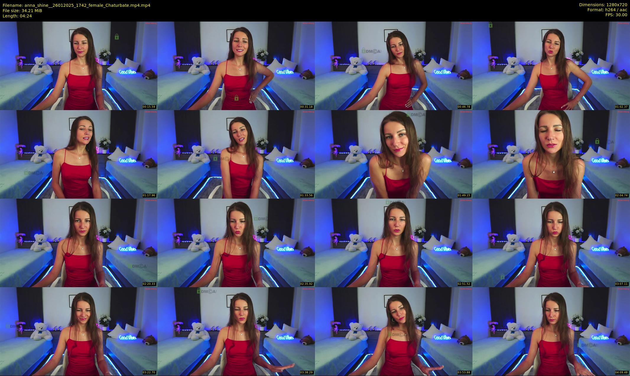 anna_shine_ — 5 minute Chaturbate female cam show recording, 720p, Jan 26, 2025