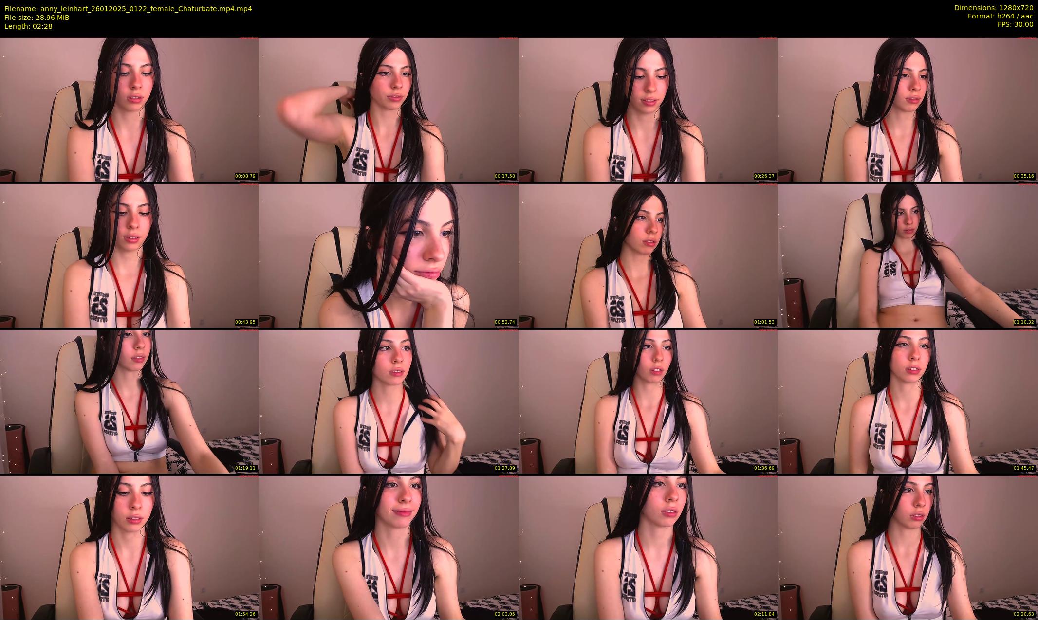 anny_leinhart — 3 minute Chaturbate female cam show recording, 720p, Jan 26, 2025