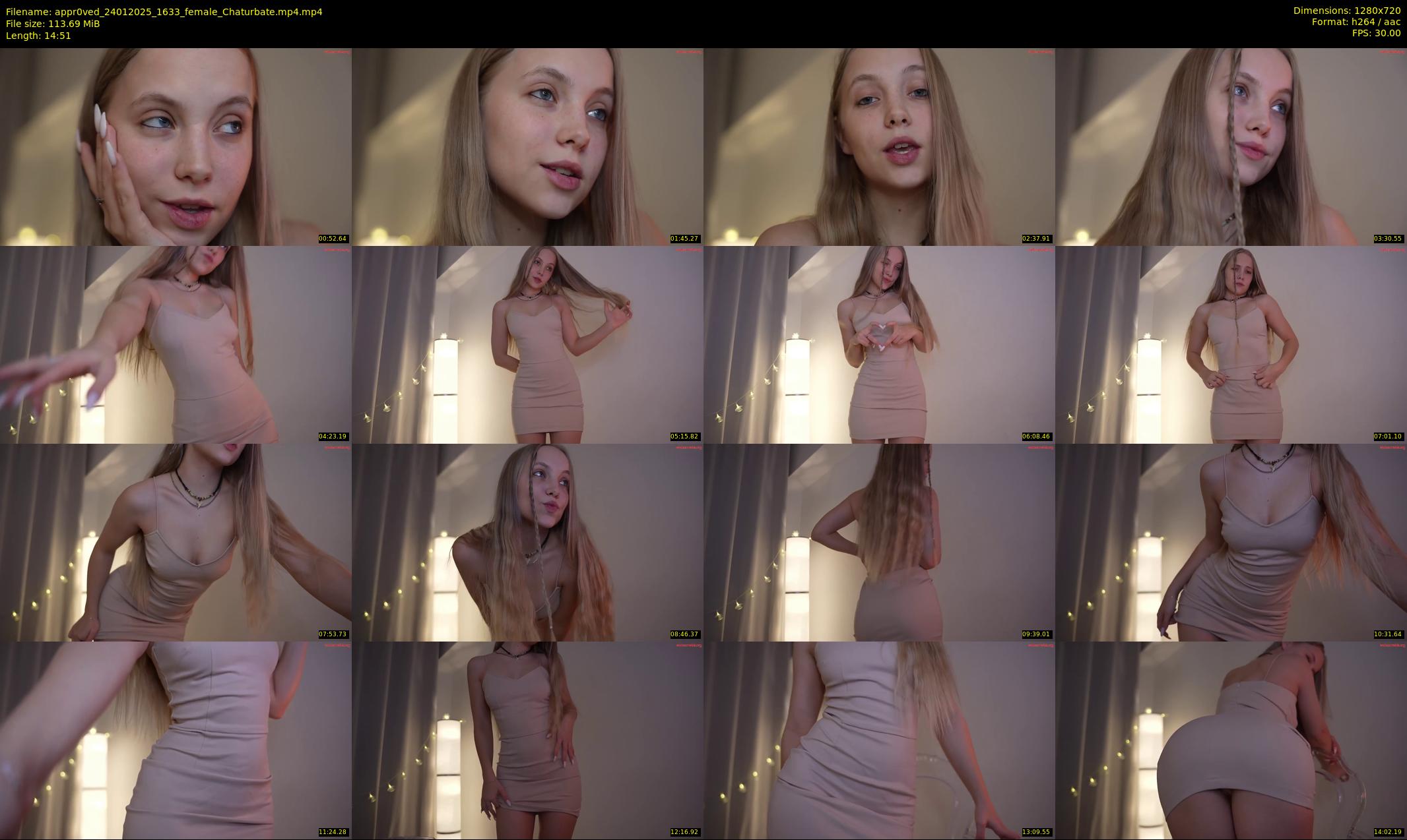 appr0ved — 15 minute Chaturbate female cam show recording, 720p, Jan 24, 2025