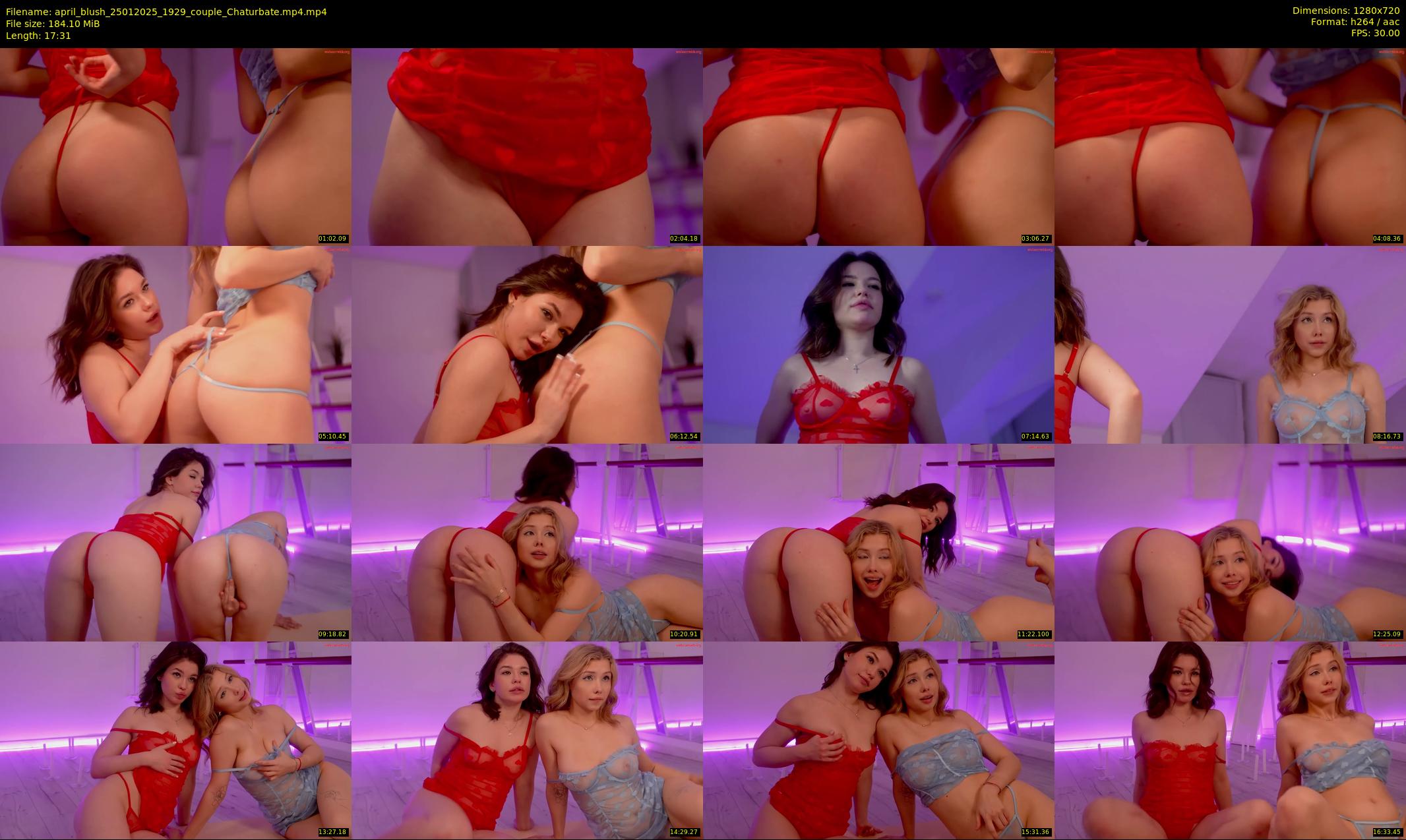 april_blush — 18 minute Chaturbate female cam show recording, 720p, Jan 25, 2025