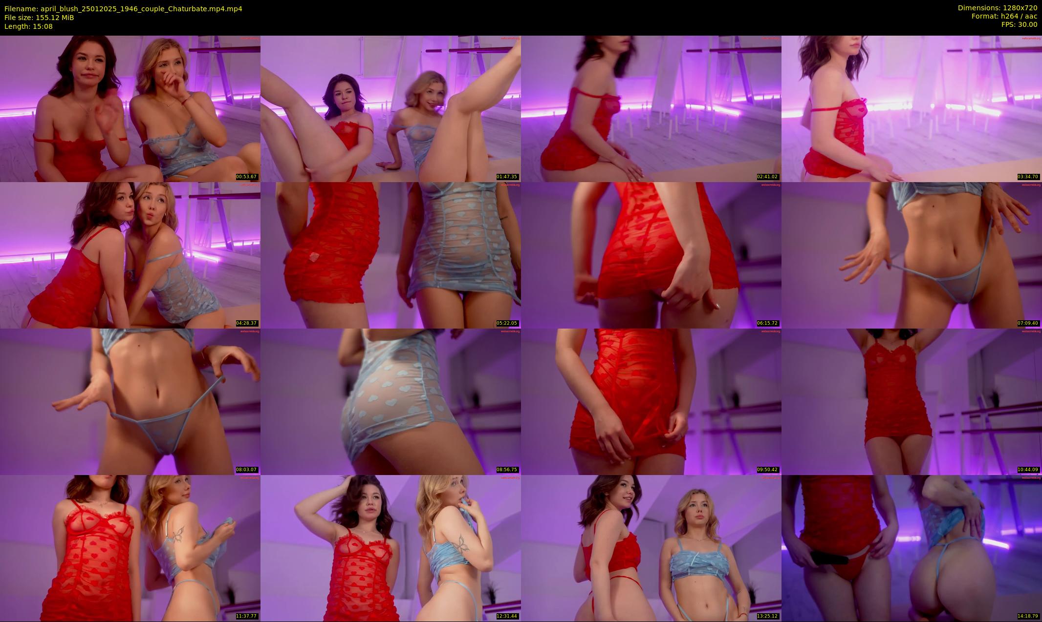 april_blush — 16 minute Chaturbate female cam show recording, 720p, Jan 25, 2025