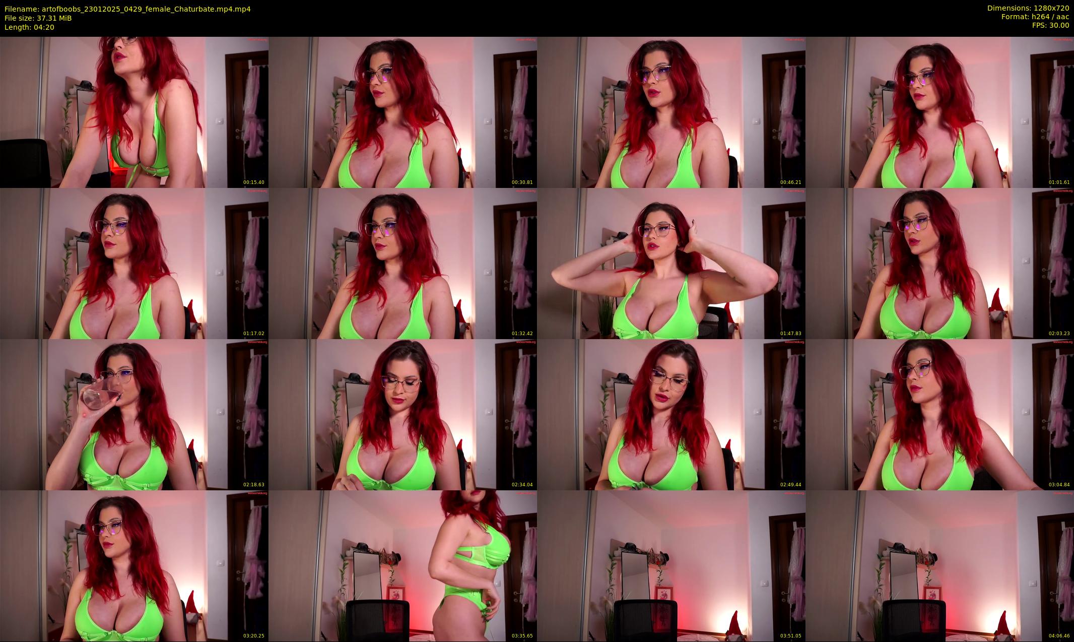 artofboobs — 5 minute Chaturbate female cam show recording, 720p, Jan 23, 2025