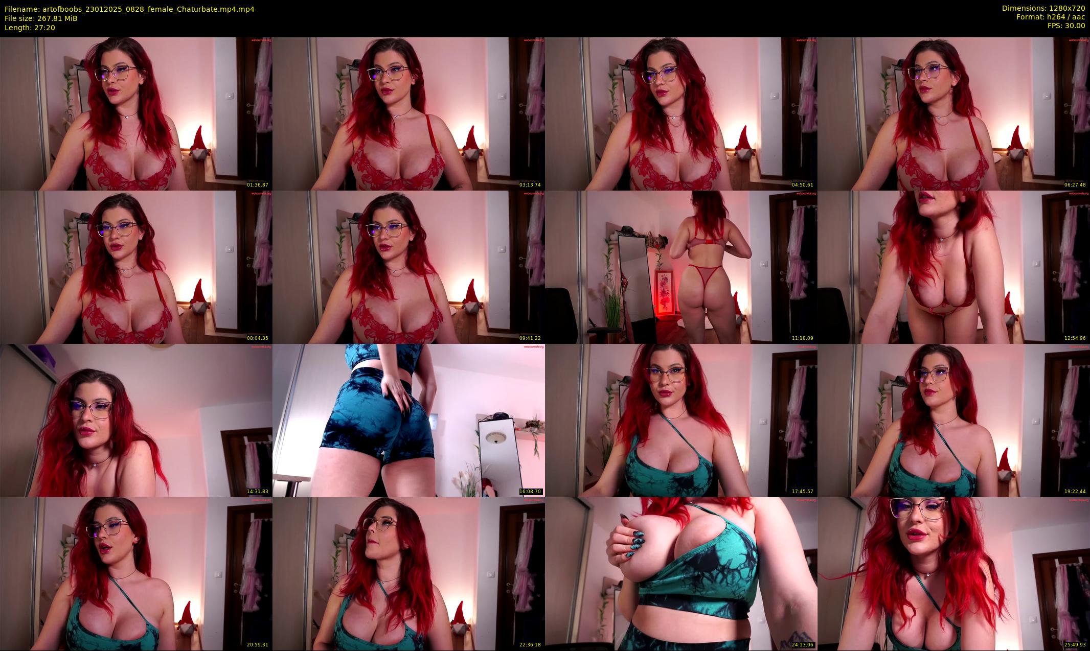 artofboobs — 28 minute Chaturbate female cam show recording, 720p, Jan 23, 2025