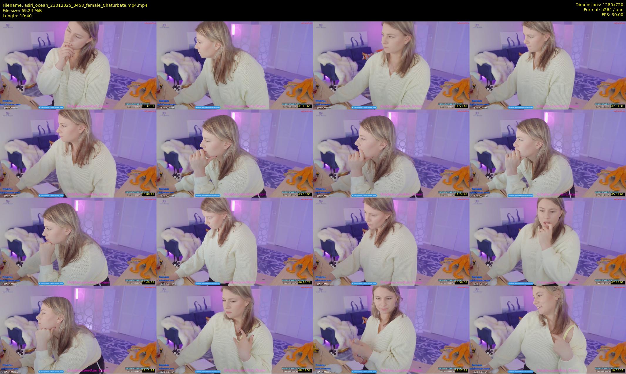 asiri_ocean — 11 minute Chaturbate female cam show recording, 720p, Jan 23, 2025