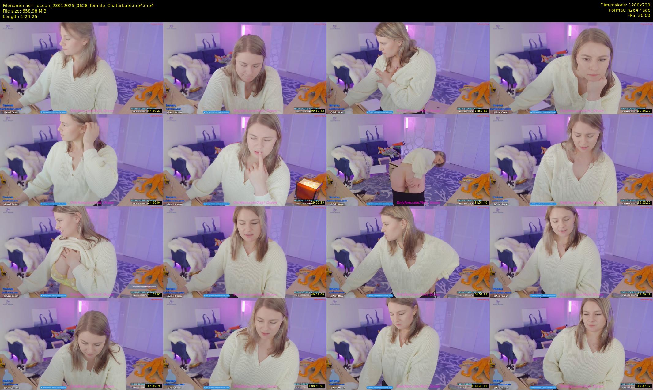 asiri_ocean — 85 minute Chaturbate female cam show recording, 720p, Jan 23, 2025