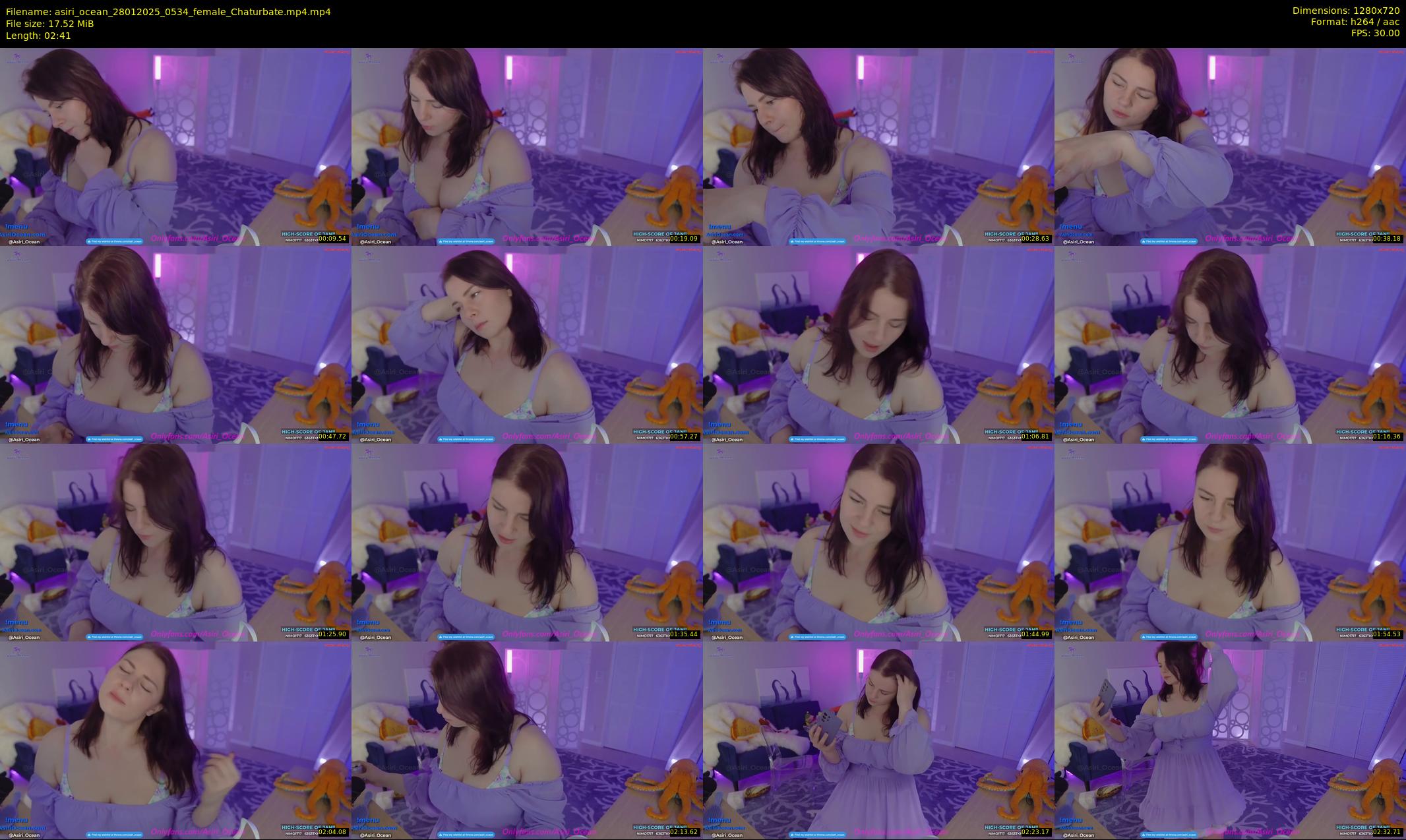 asiri_ocean — 3 minute Chaturbate female cam show recording, 720p, Jan 28, 2025