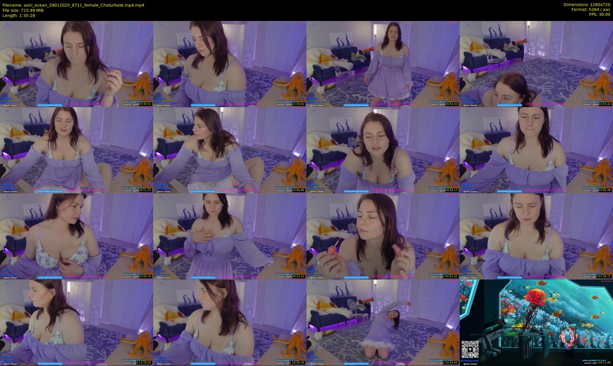asiri_ocean — 96 minute Chaturbate female cam show recording, 720p, Jan 28, 2025