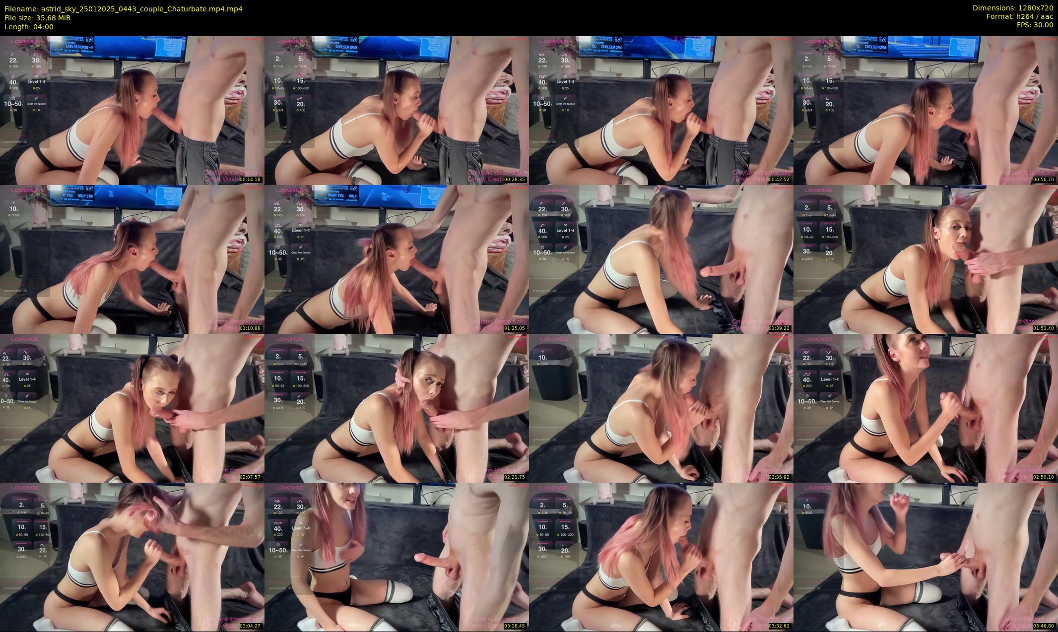 astrid_sky — 4 minute Chaturbate couple cam show recording, 720p, Jan 25, 2025