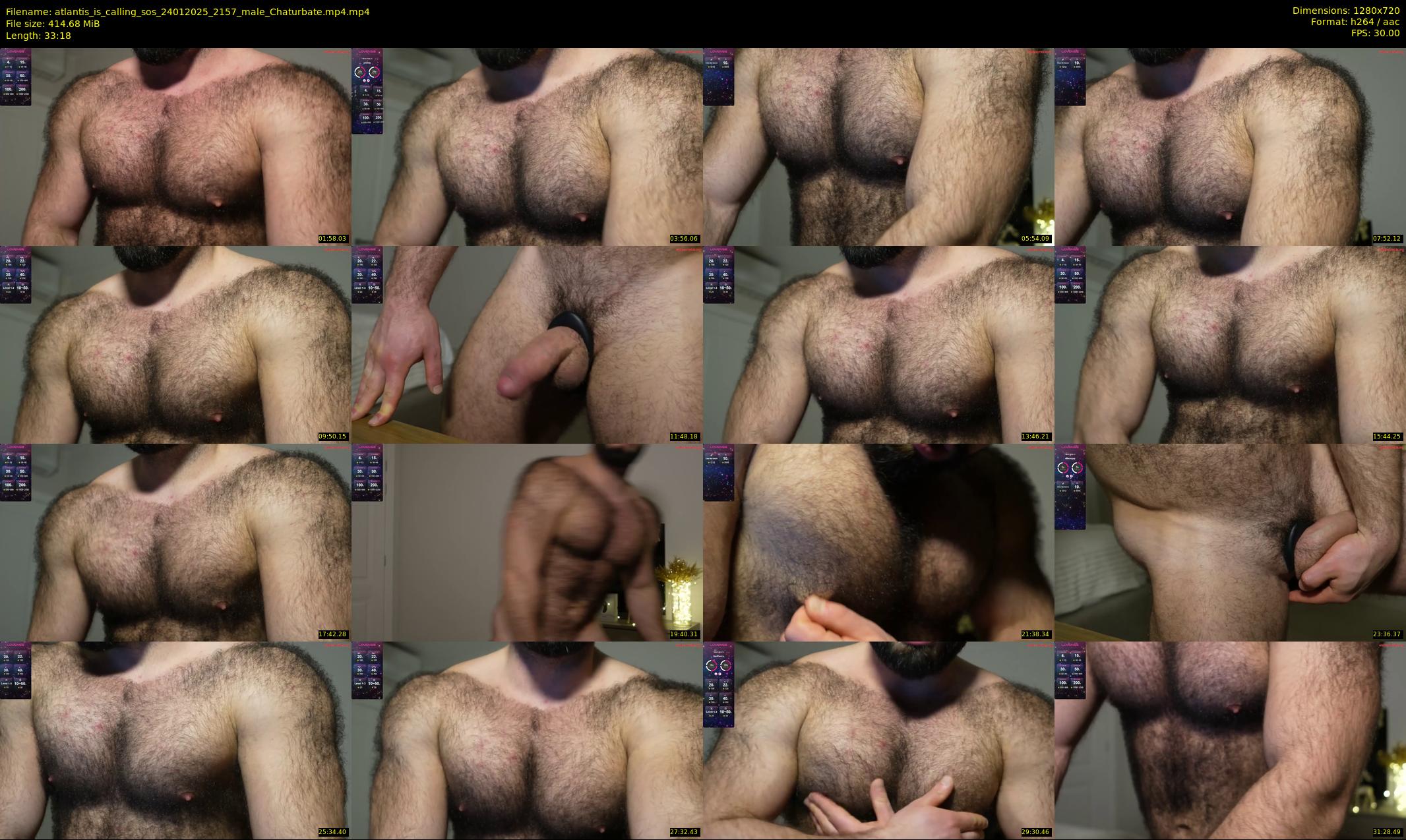 atlantis_is_calling_sos — 34 minute Chaturbate male cam show recording, 720p, Jan 24, 2025