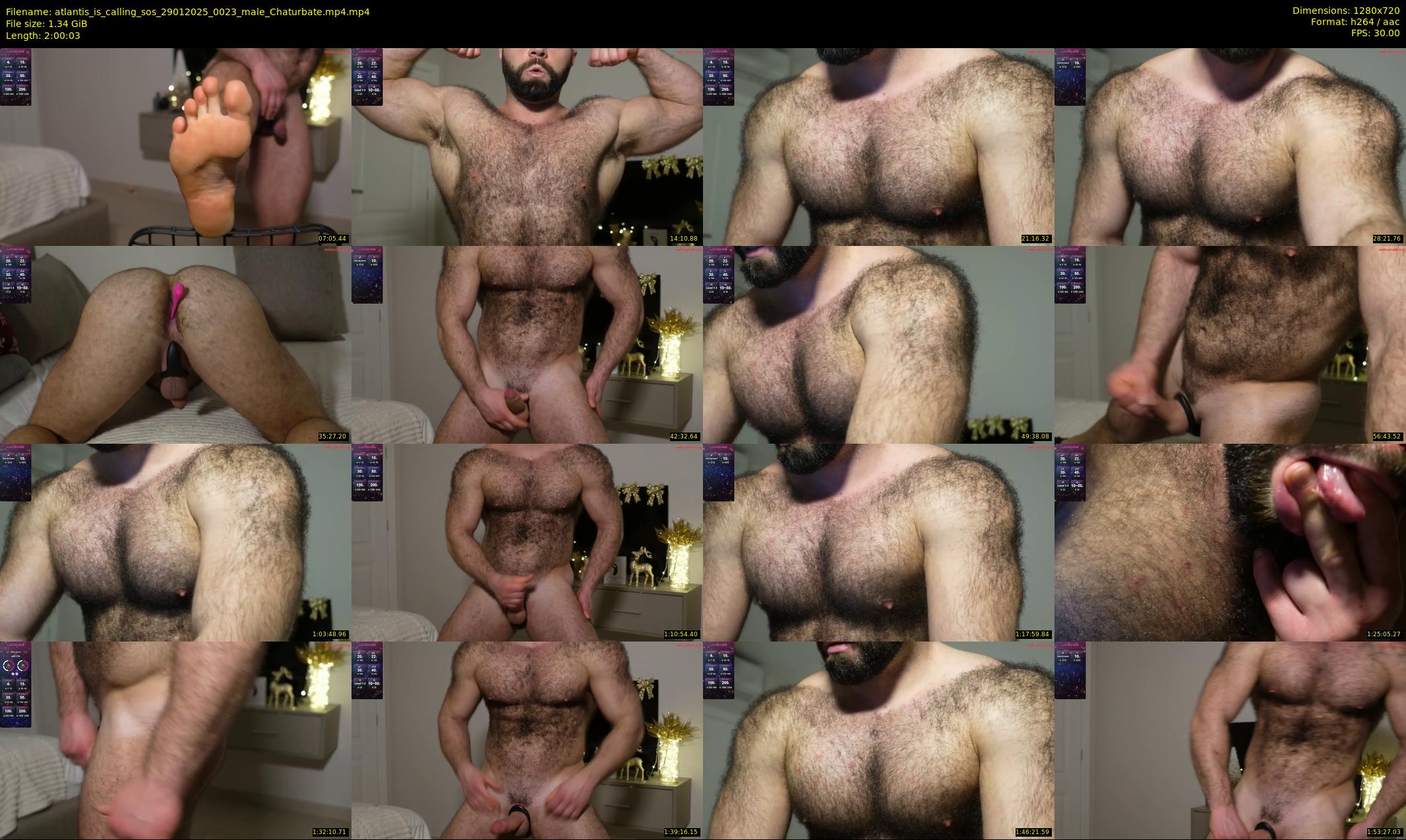 atlantis_is_calling_sos — 121 minute Chaturbate male cam show recording, 720p, Jan 29, 2025