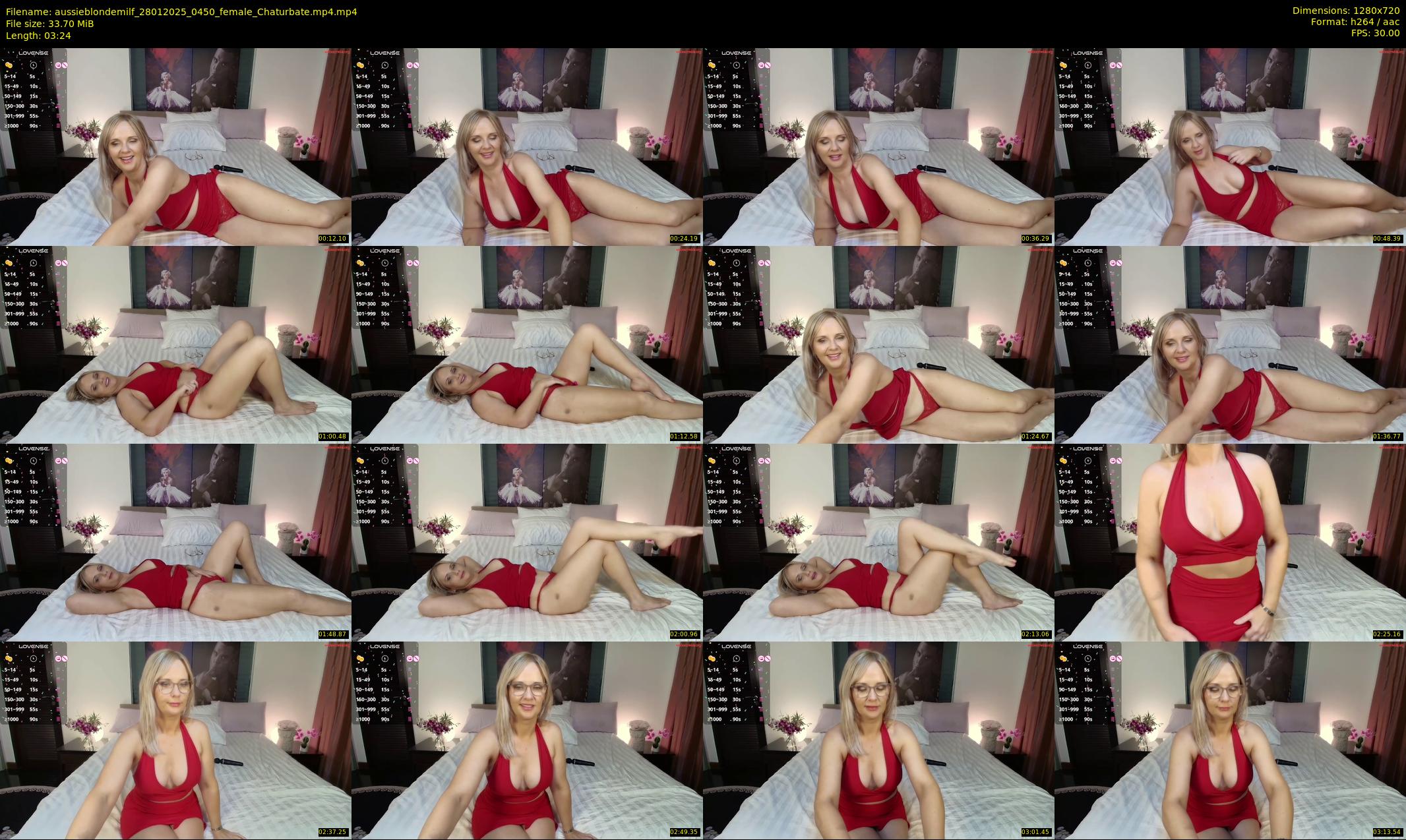 aussieblondemilf — 4 minute Chaturbate female cam show recording, 720p, Jan 28, 2025