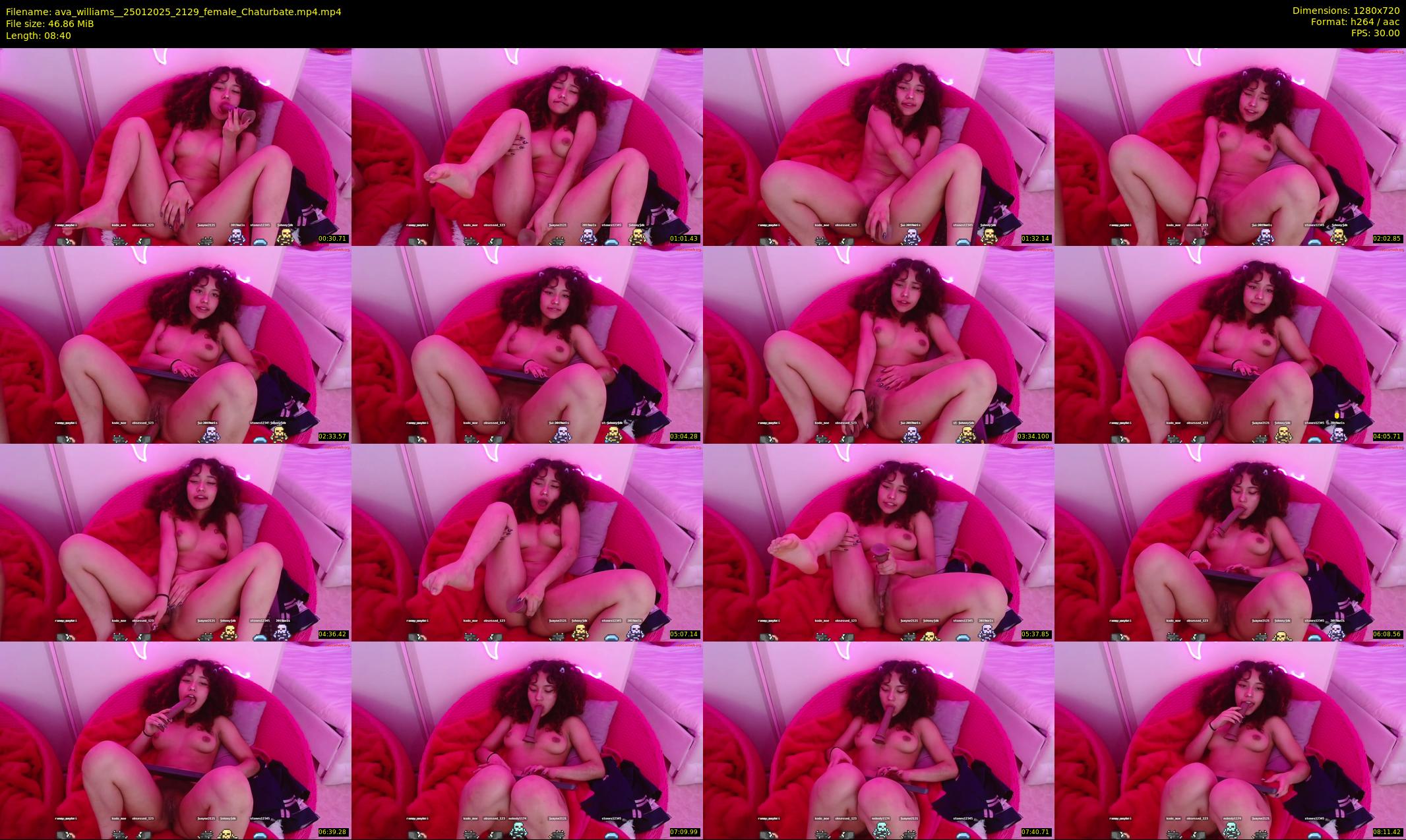 ava_williams_ — 9 minute Chaturbate female cam show recording, 720p, Jan 25, 2025