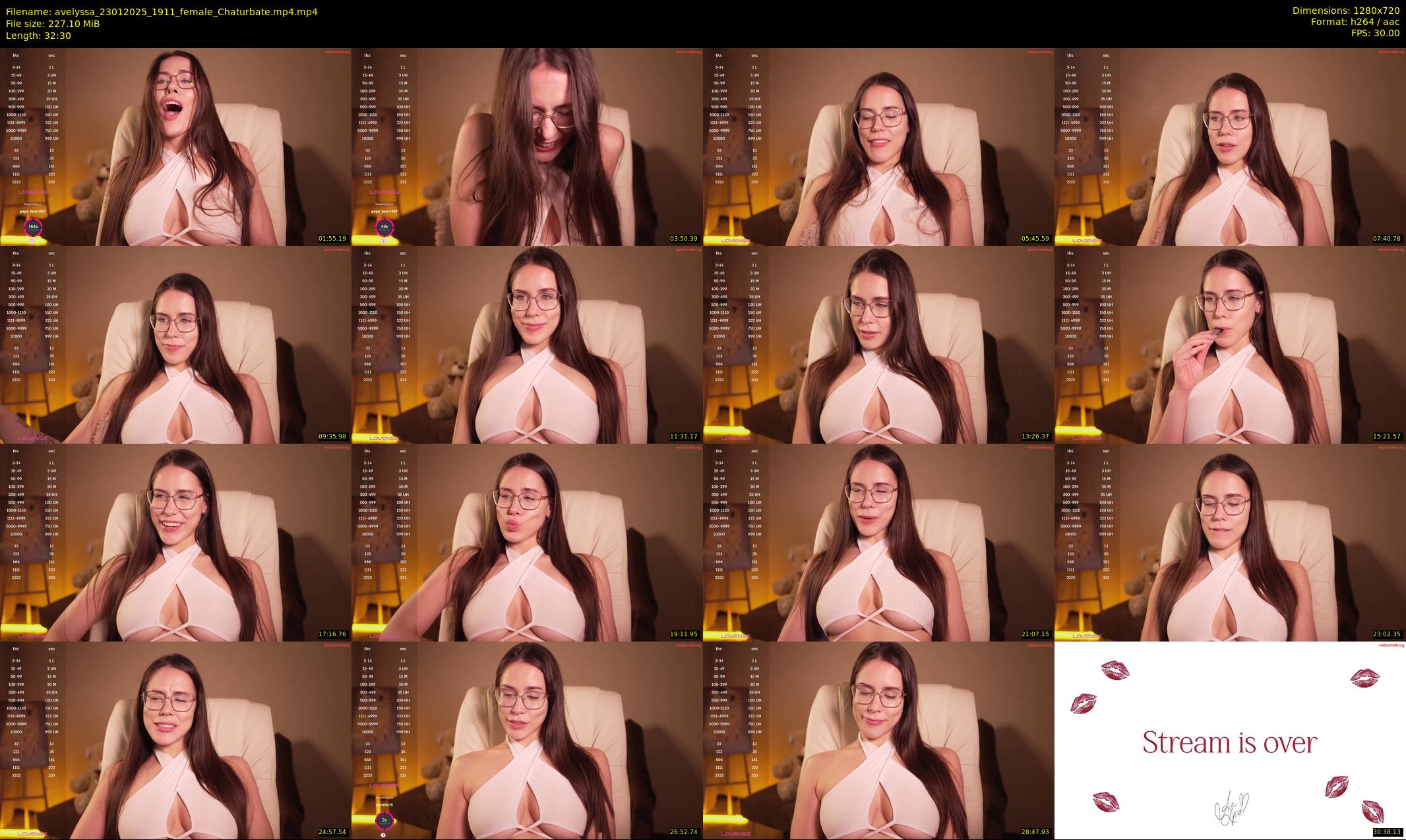 avelyssa — 33 minute Chaturbate female cam show recording, 720p, Jan 23, 2025