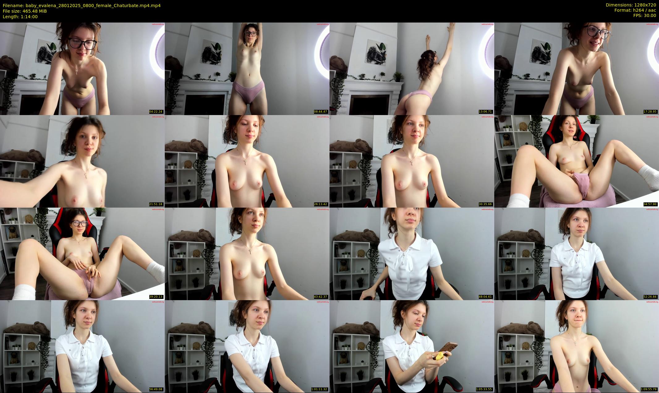 baby_evalena — 74 minute Chaturbate female cam show recording, 720p, Jan 28, 2025