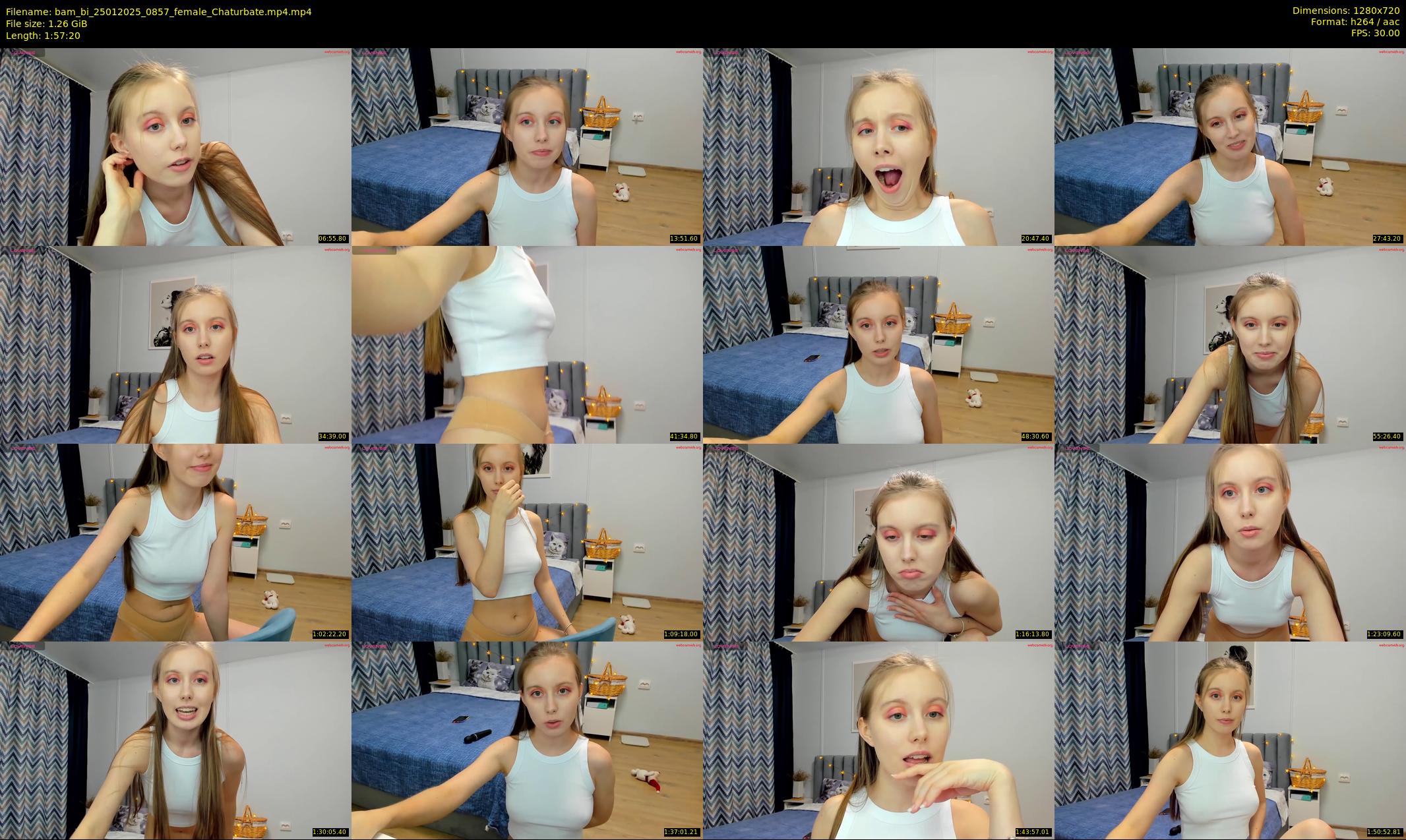 bam_bi — 118 minute Chaturbate female cam show recording, 720p, Jan 25, 2025