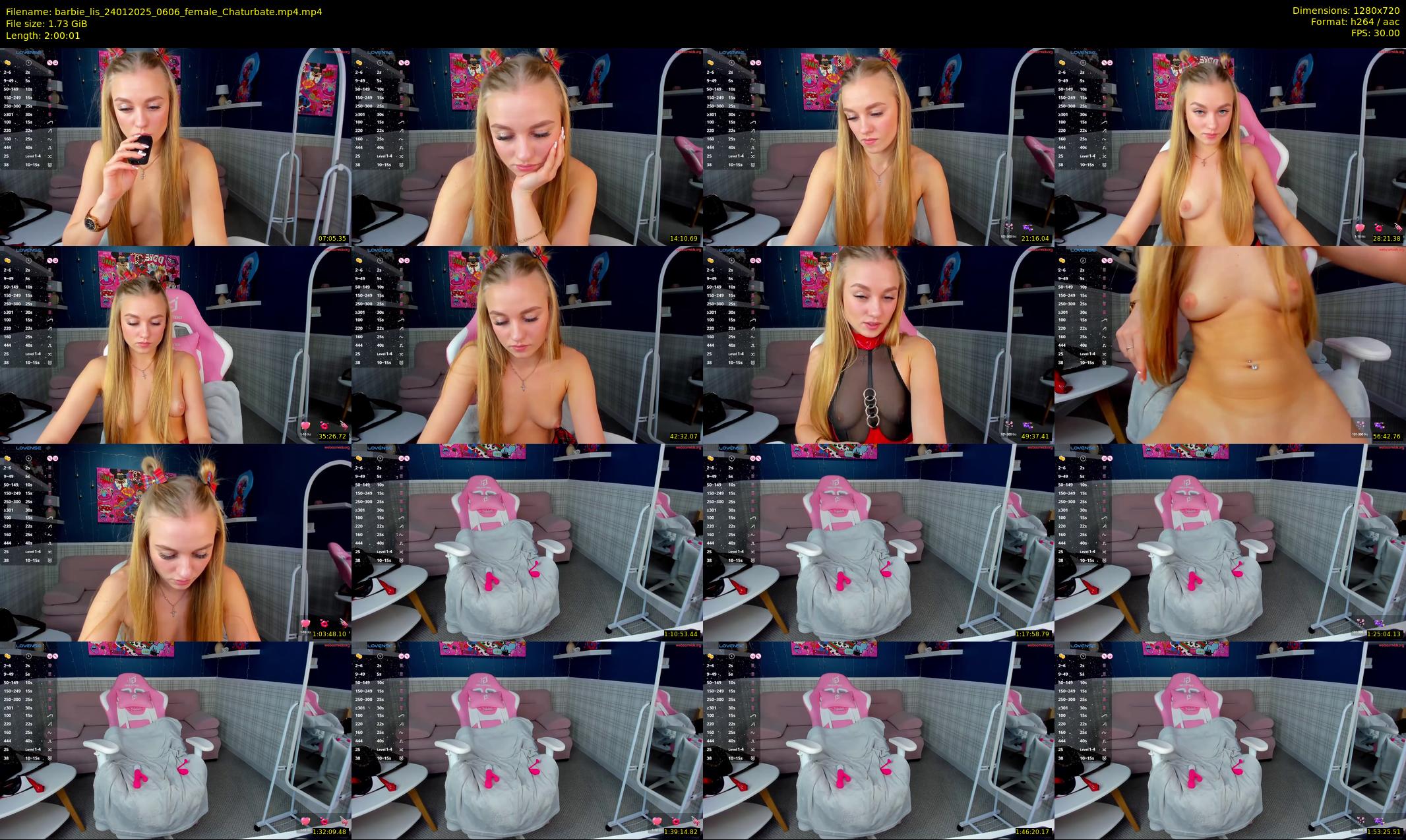 barbie_lis — 121 minute Chaturbate female cam show recording, 720p, Jan 24, 2025